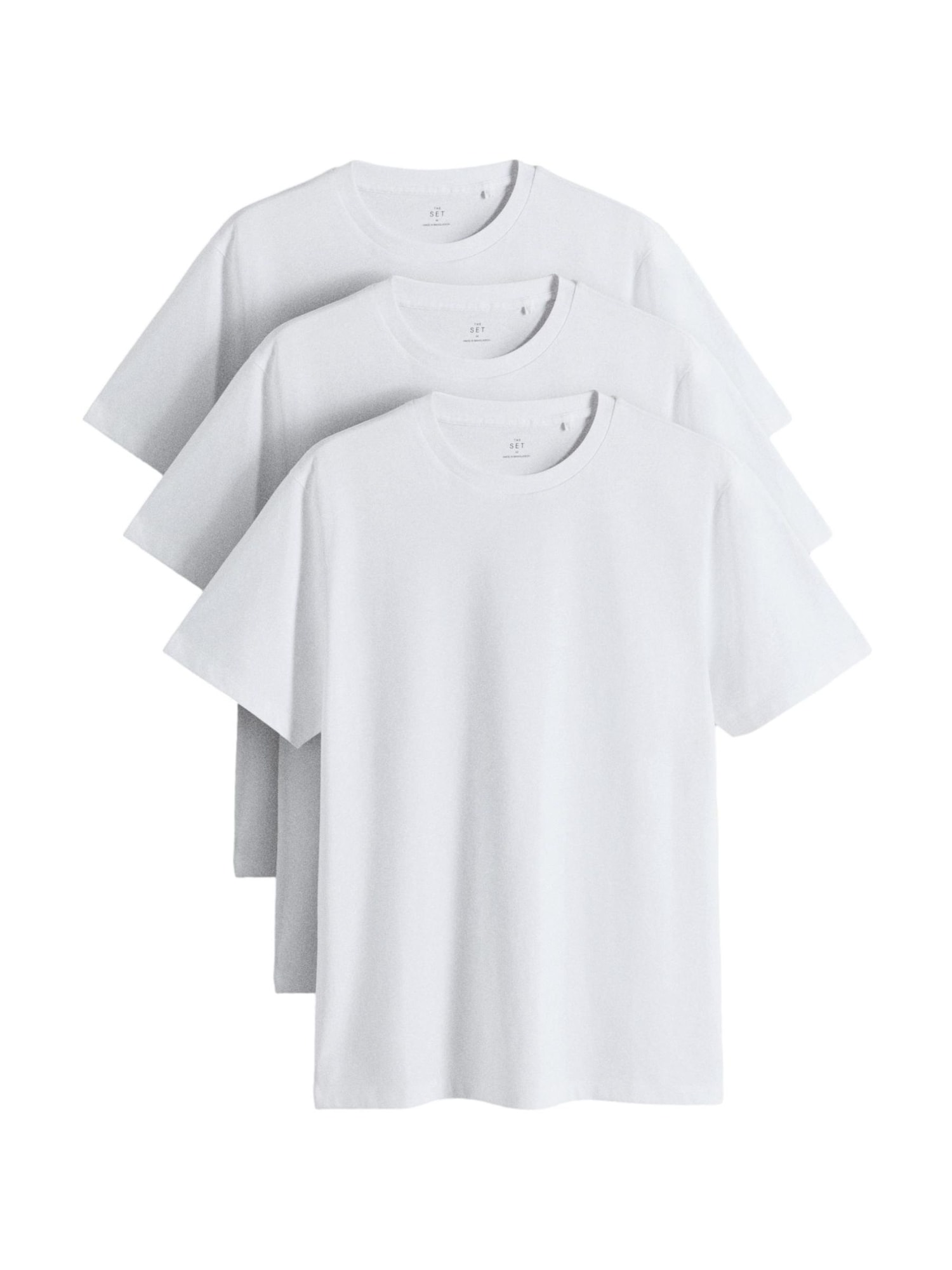 The Set Tricou  alb