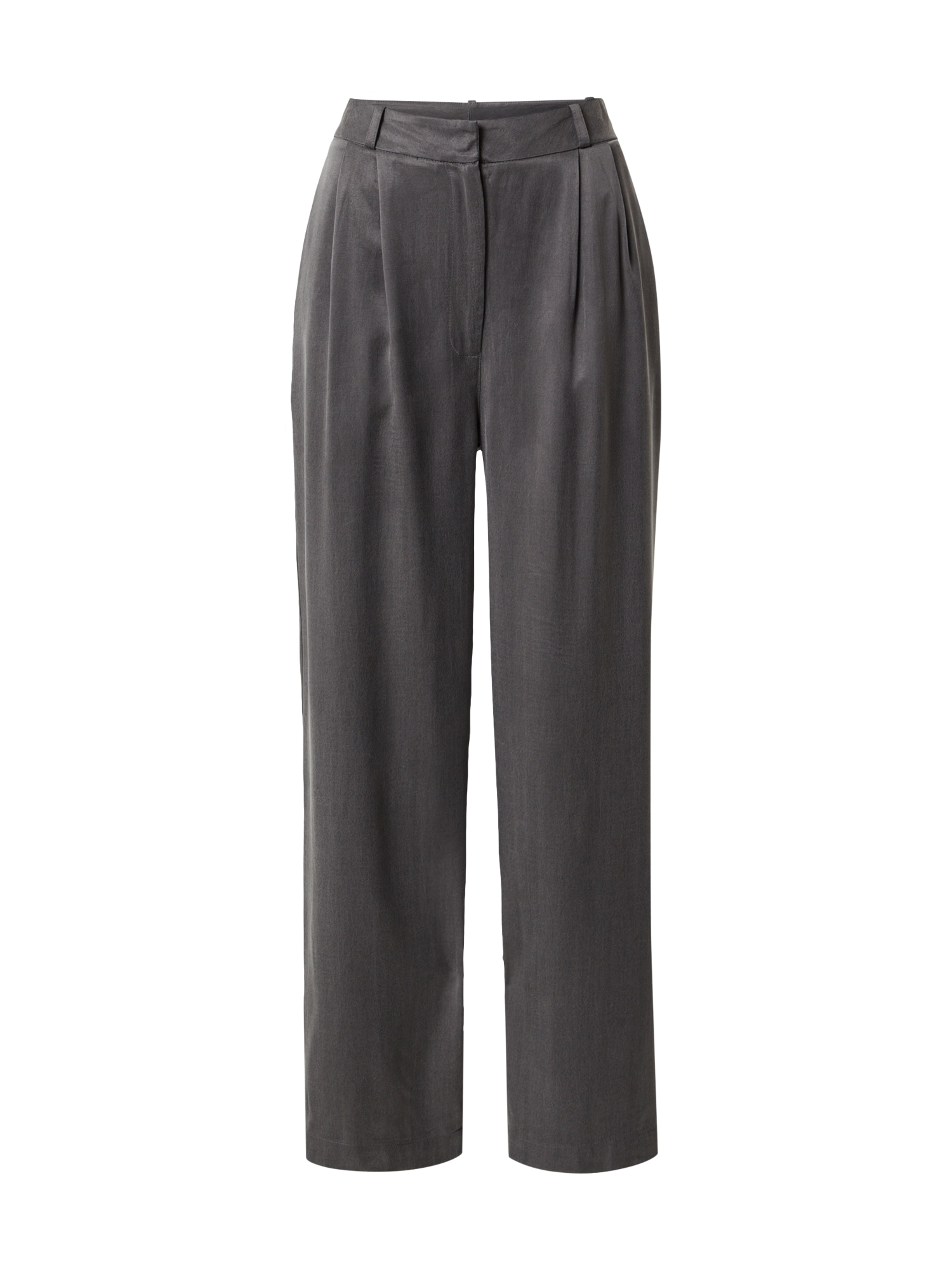 A LOT LESS Pantaloni cutați 'Florentina'  gri metalic