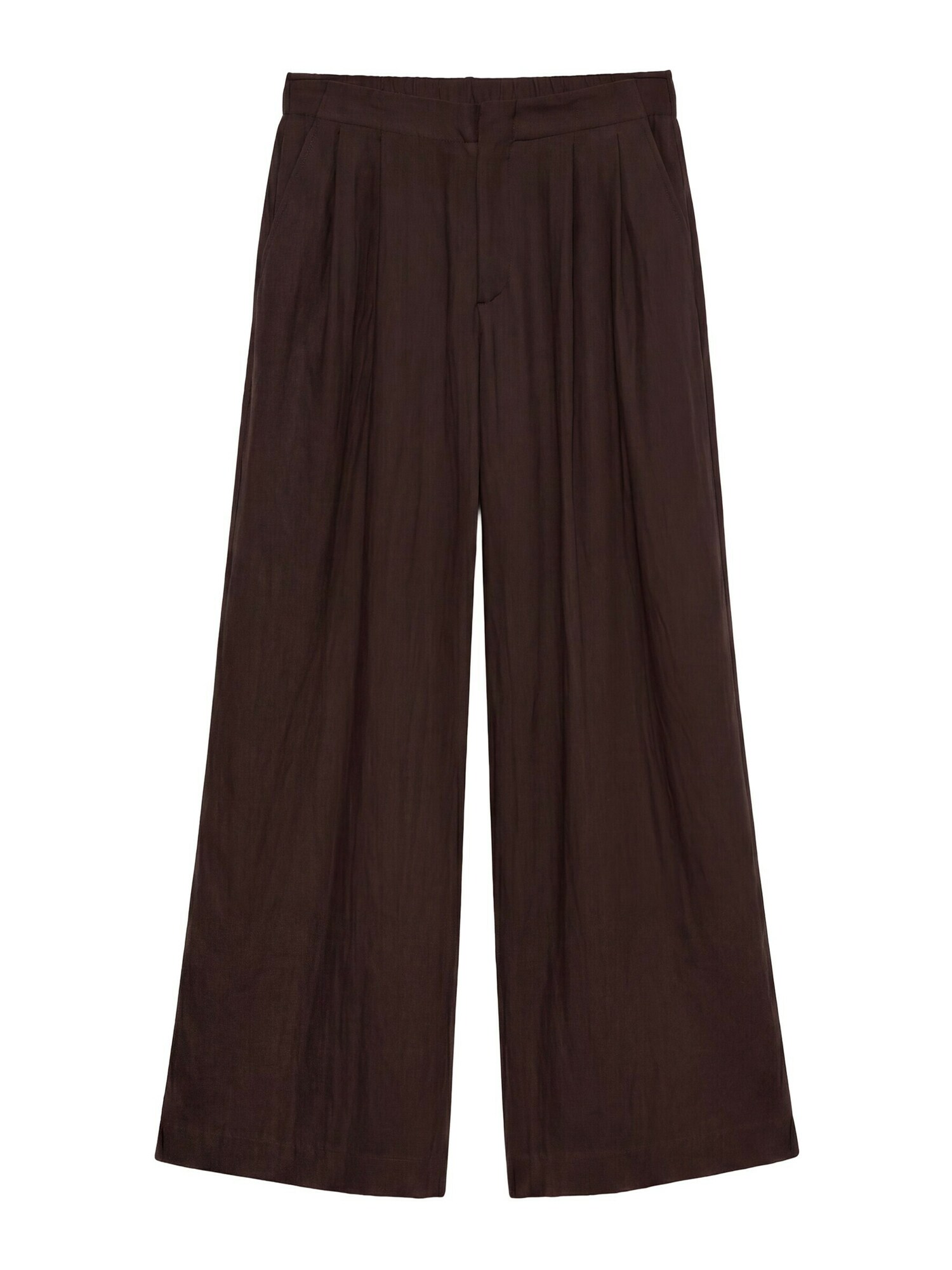 Pull&Bear Pantaloni cutați ciocolatiu