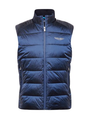 Hackett London Bodywarmer ‘APEX’ Saffier / Lichtgrijs