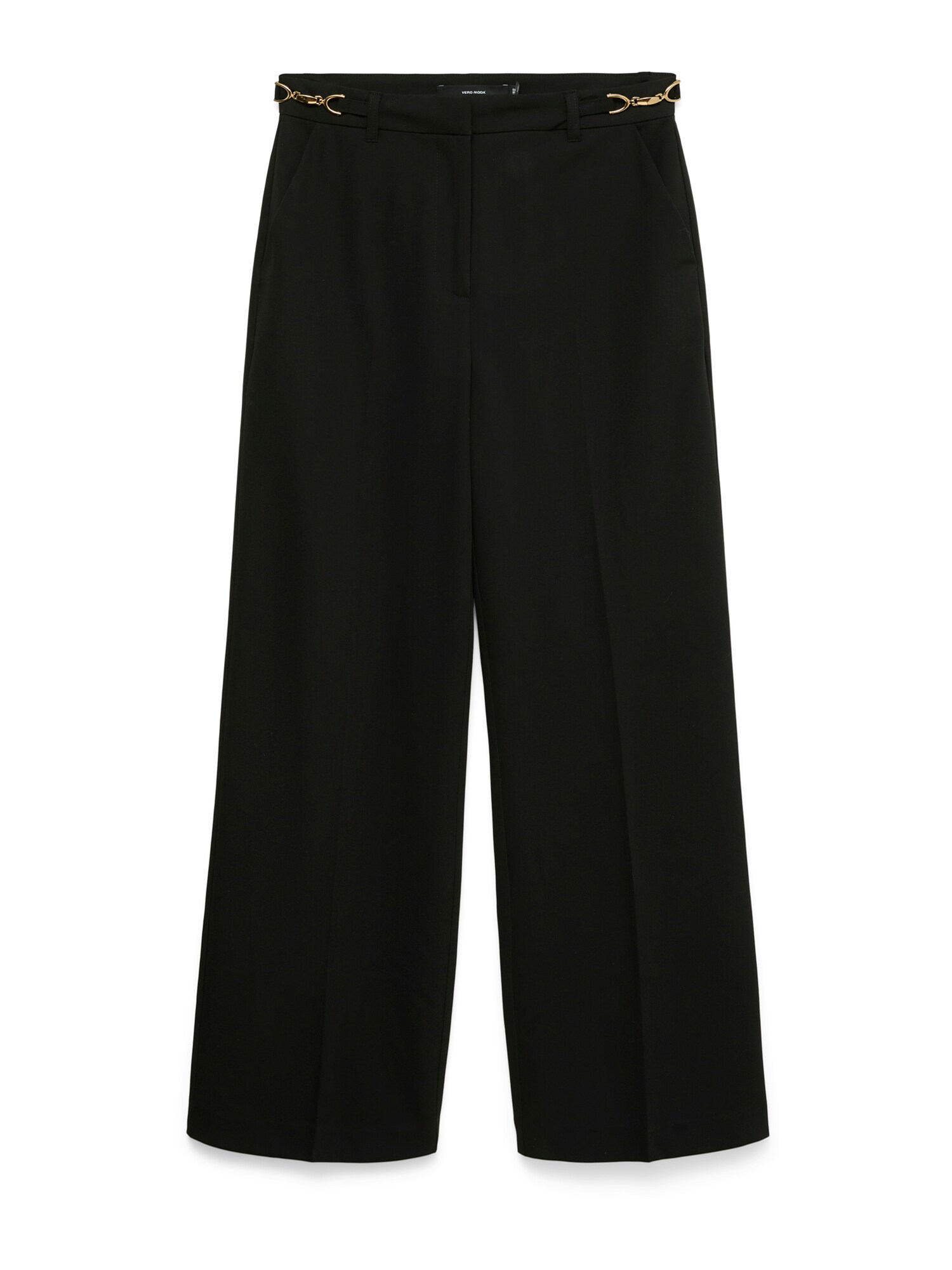 VERO MODA Pantaloni cu dungă VMREESE negru