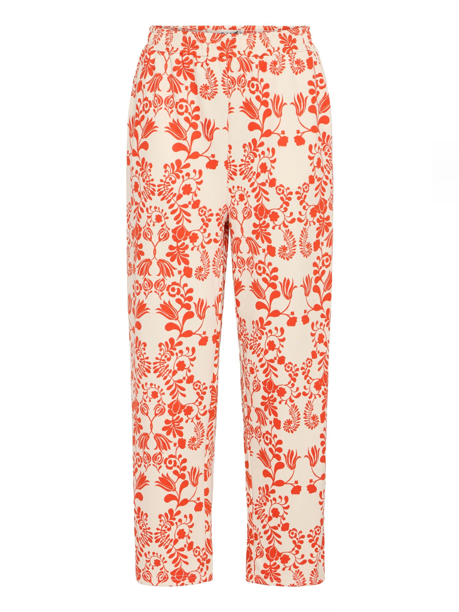 ICHI Pantalón 'IHKate'  beige / rojo