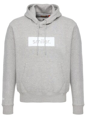 smiler. Sweatshirt ‘Happy’ Lichtgrijs