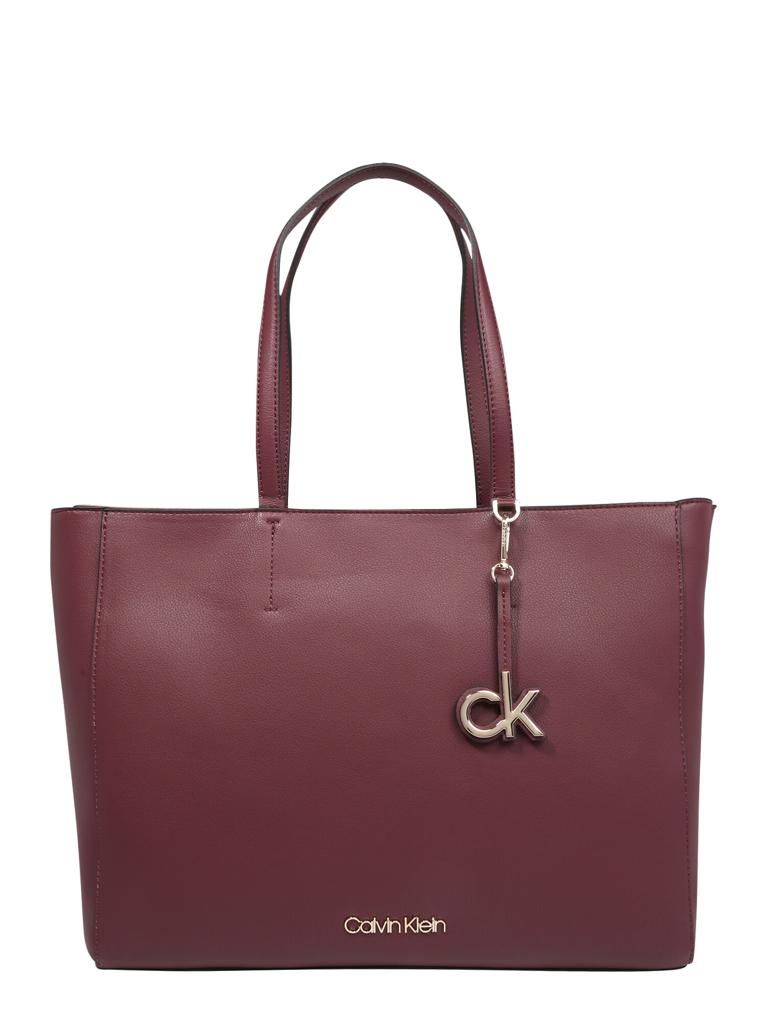 Calvin Klein Pirkinių krepšys  vyno raudona spalva