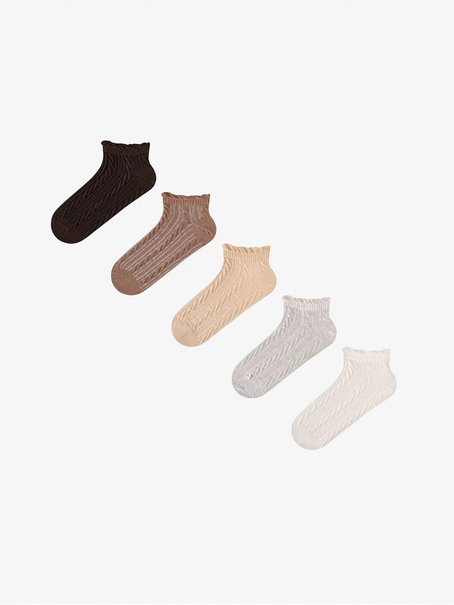 Penti Stopalice 'PENTI Jacquard Rüschen Paar Sneakersocken' miks boja