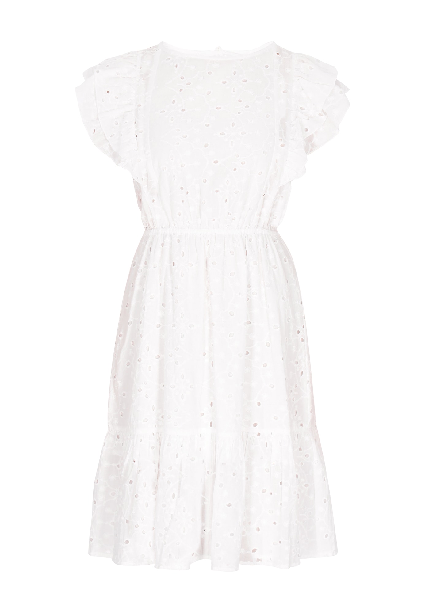DreiMaster Vintage Rochie de vară Classic Look  alb
