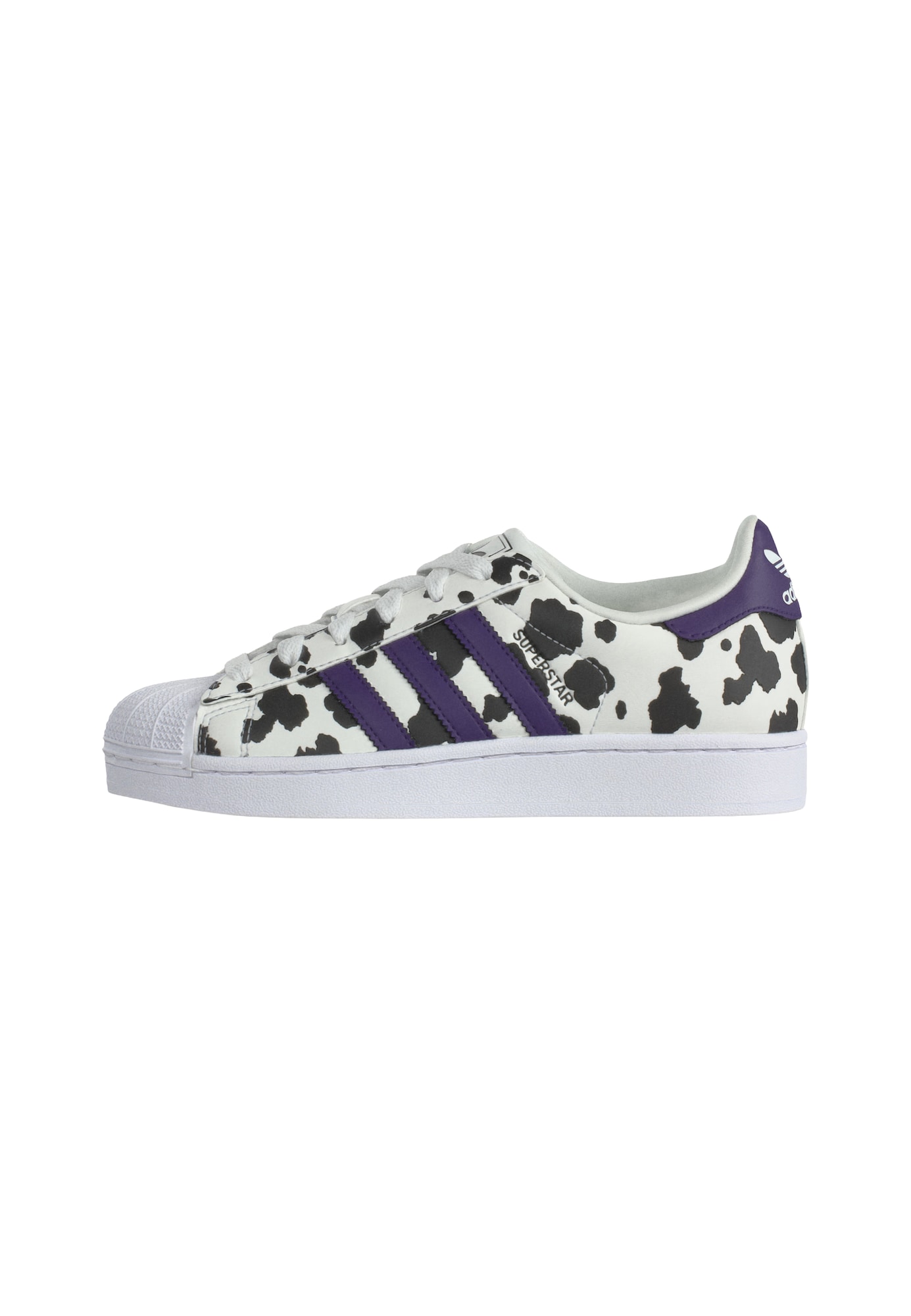 ADIDAS ORIGINALS Sneaker SUPERSTAR II mov mură / negru / alb