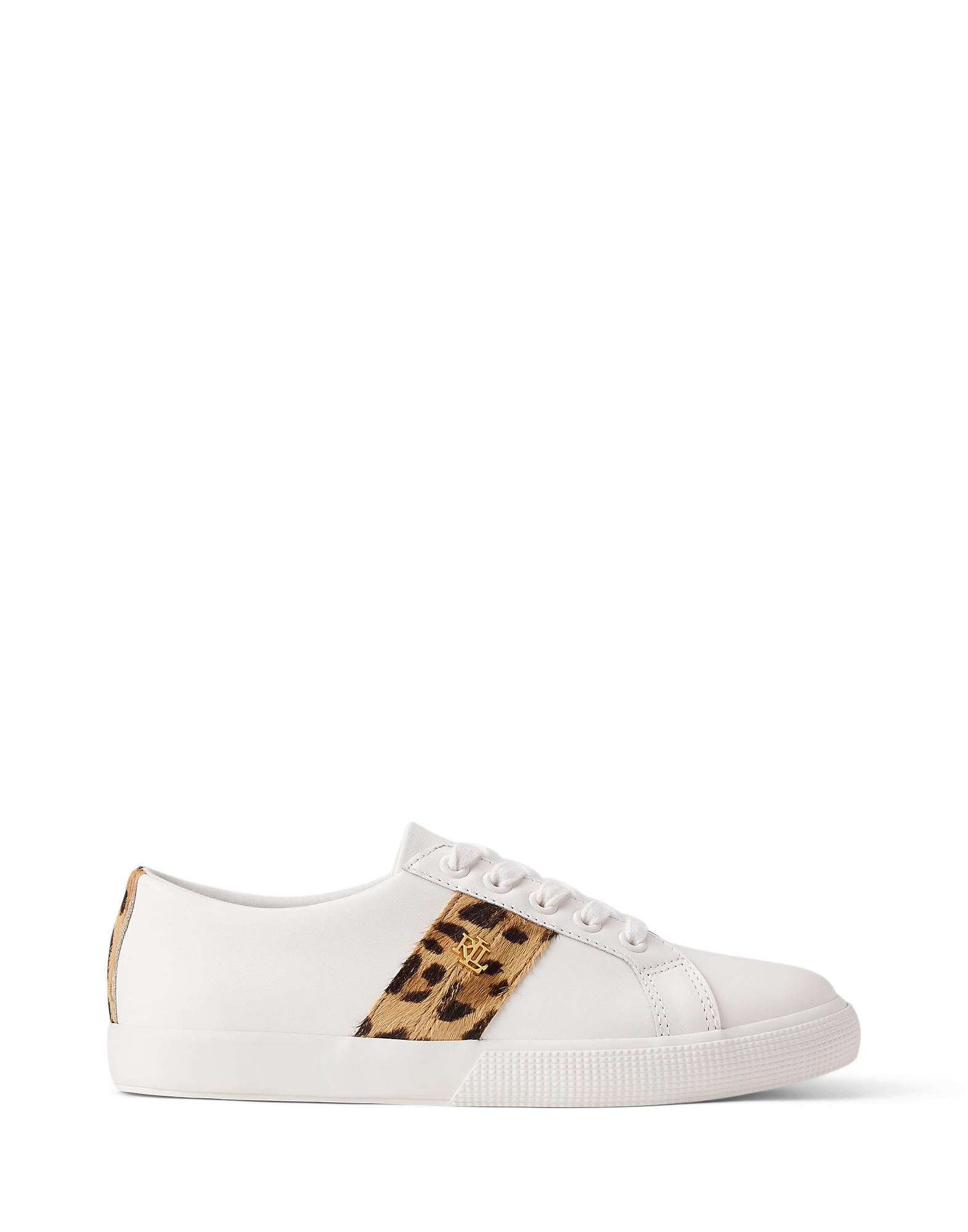 Lauren Ralph Lauren Sneaker low maro cappuccino / negru / alb