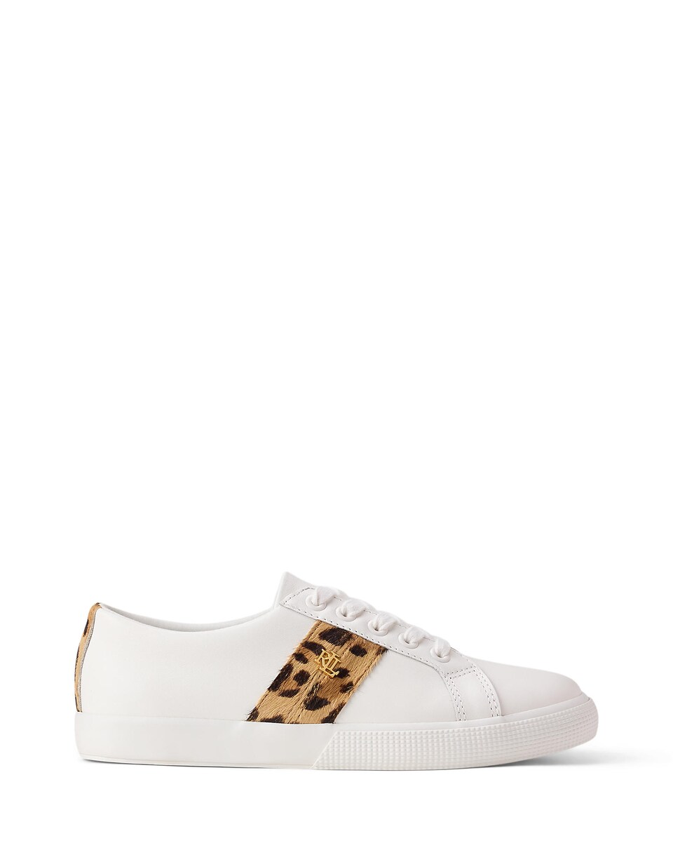 Låg sneaker cappuccino / svart