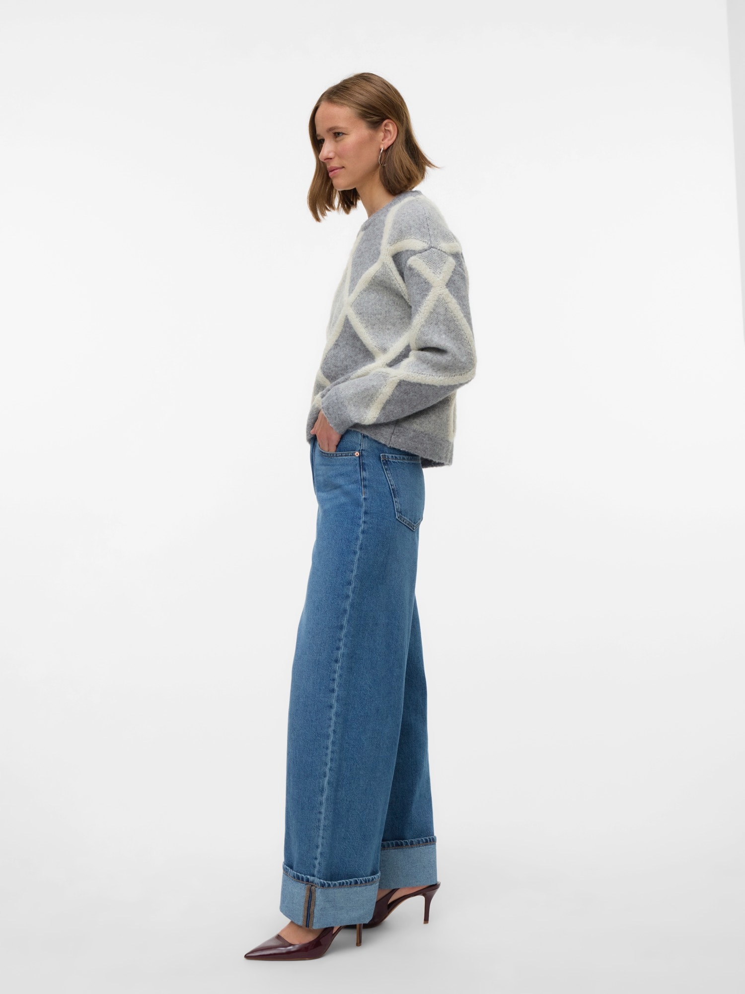 VERO MODA Džínsy 'VMRAE'  modrá denim