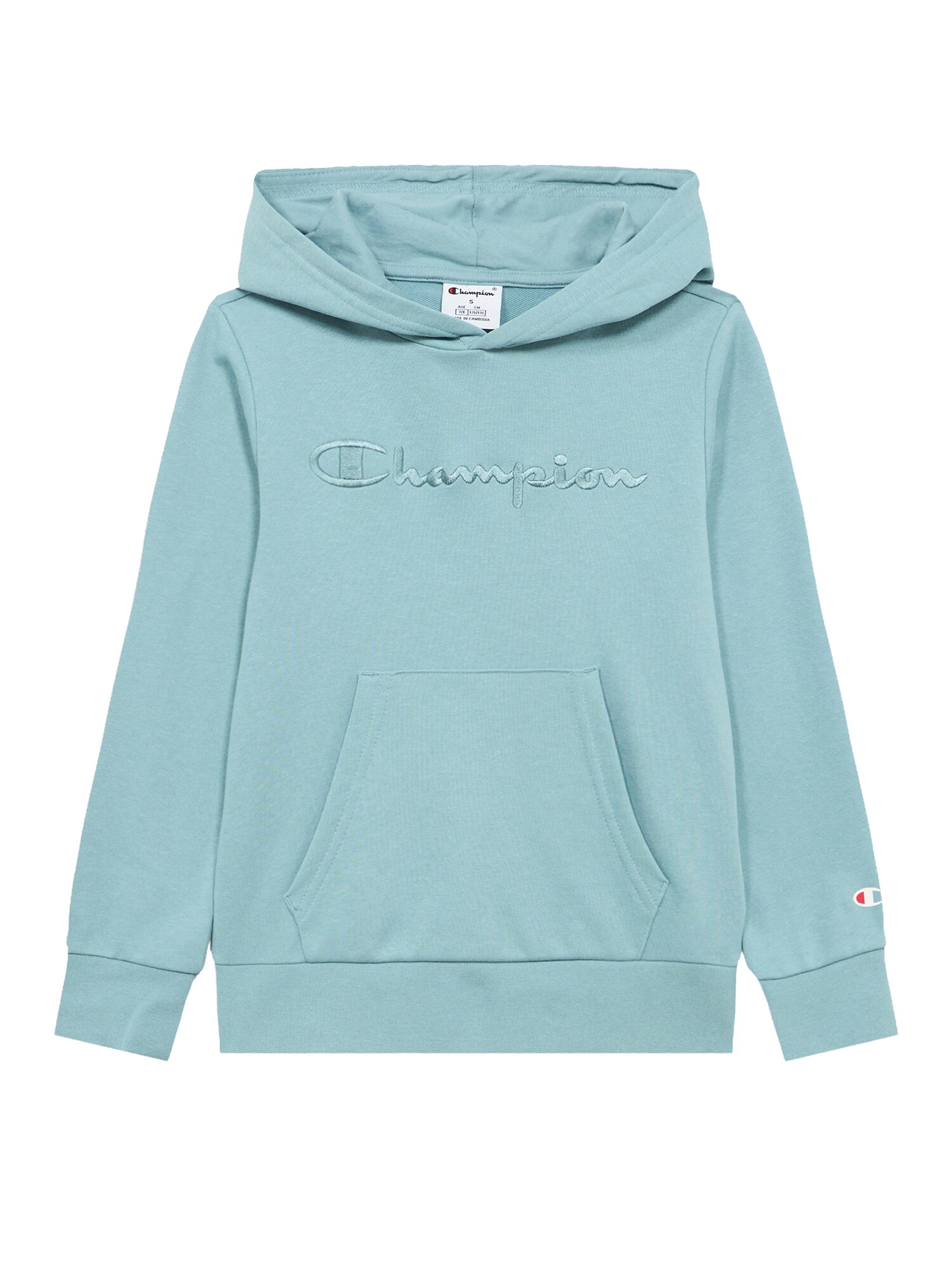 Champion Authentic Athletic Apparel Bluză de molton  albastru deschis / roșu / alb