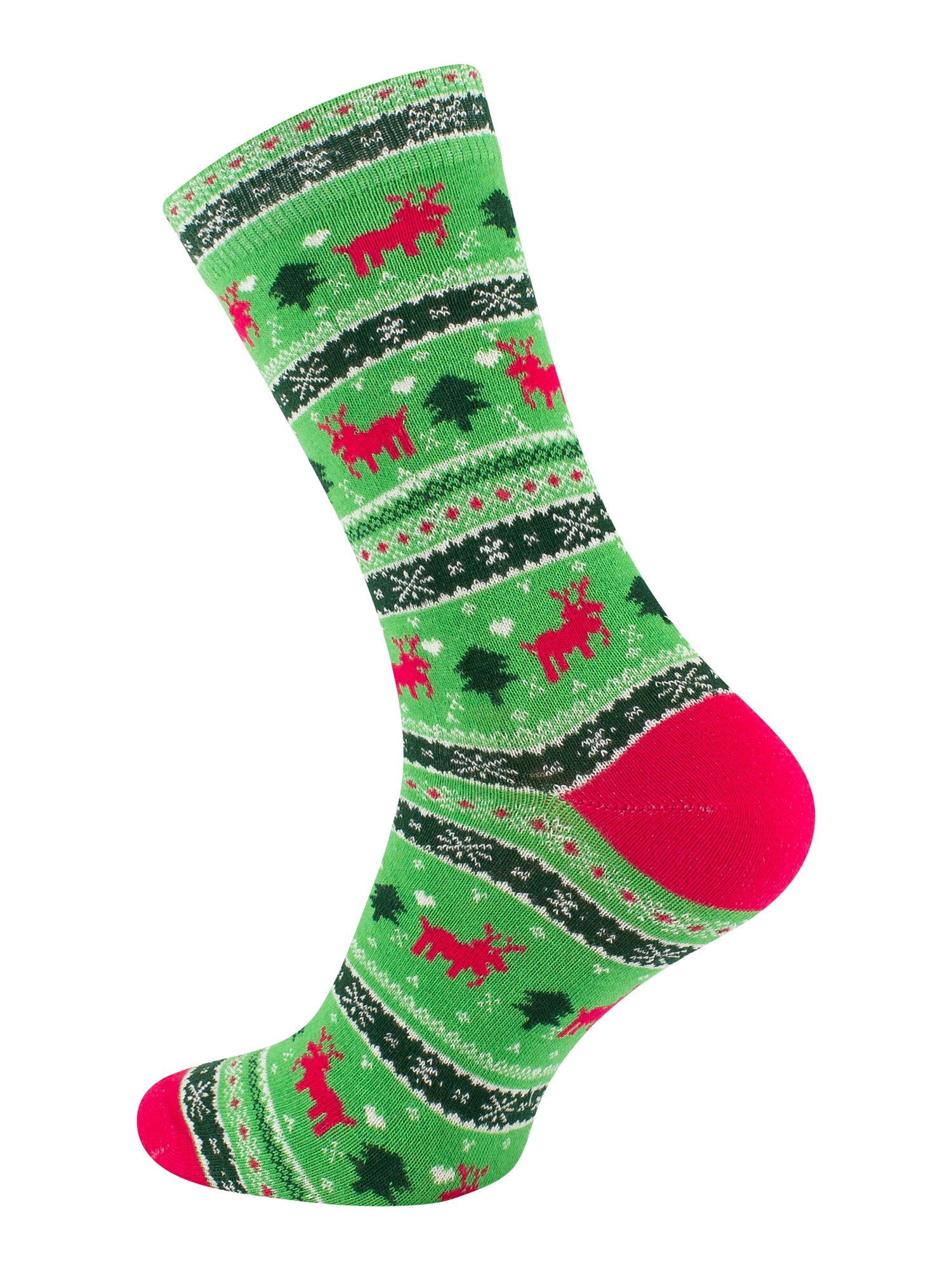 Vincent Creation Calcetines  verde claro / verde oscuro / rojo