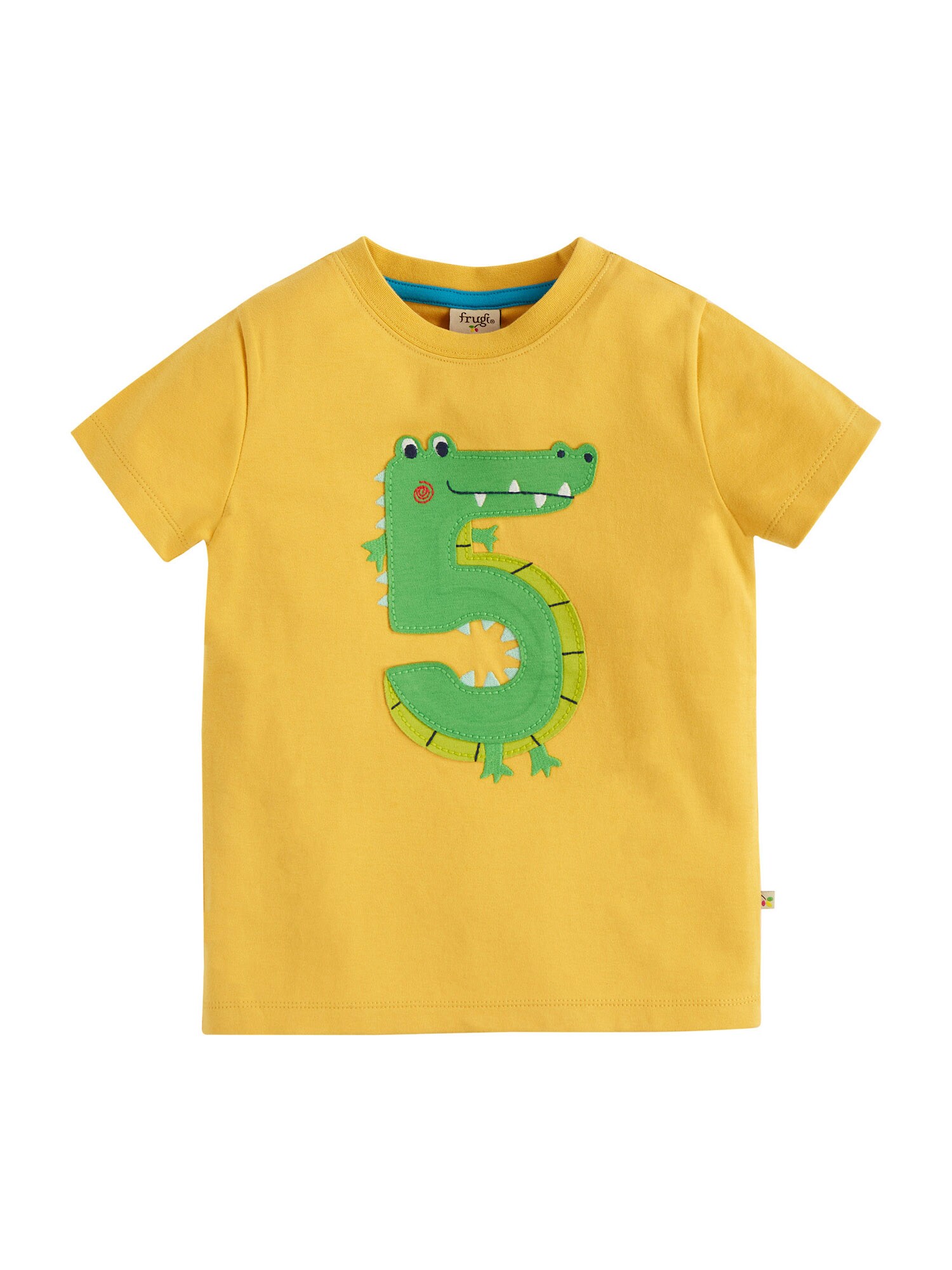 Frugi Marškinėliai 'Magic Number' geltona / žalia / šviesiai žalia