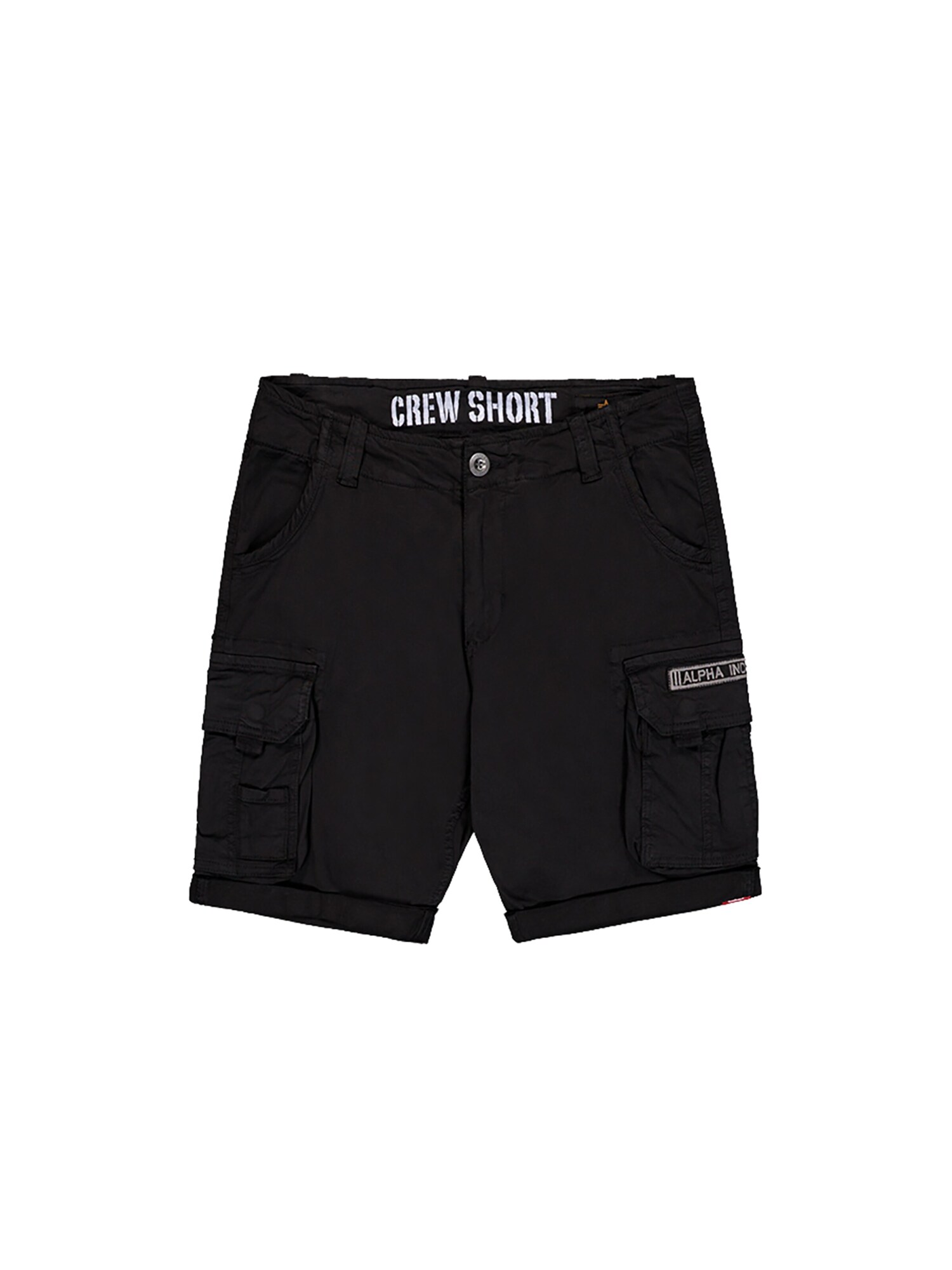 ALPHA INDUSTRIES Nohavice  čierna / biela