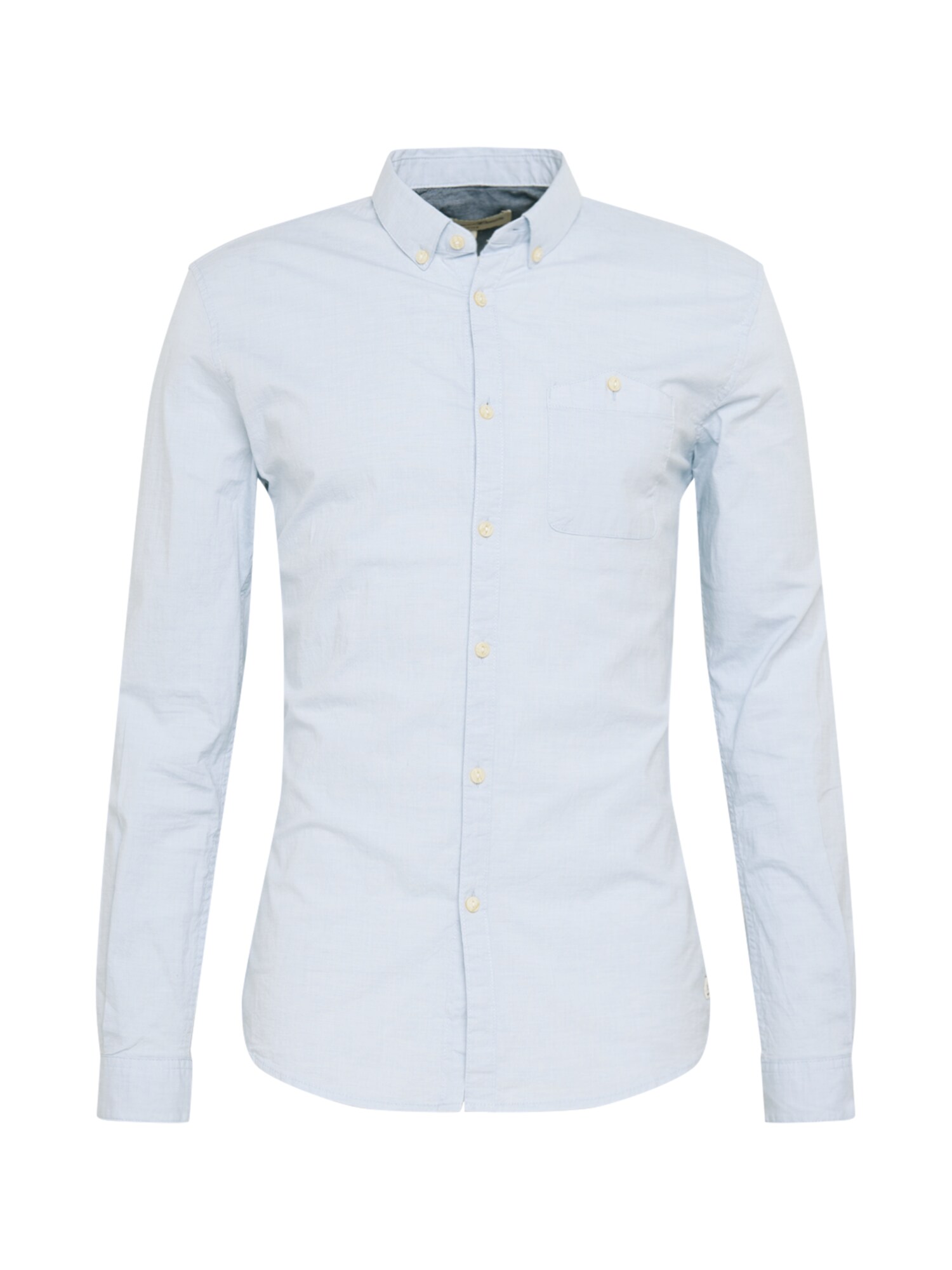 TOM TAILOR DENIM Dalykiniai marškiniai  šviesiai mėlyna
