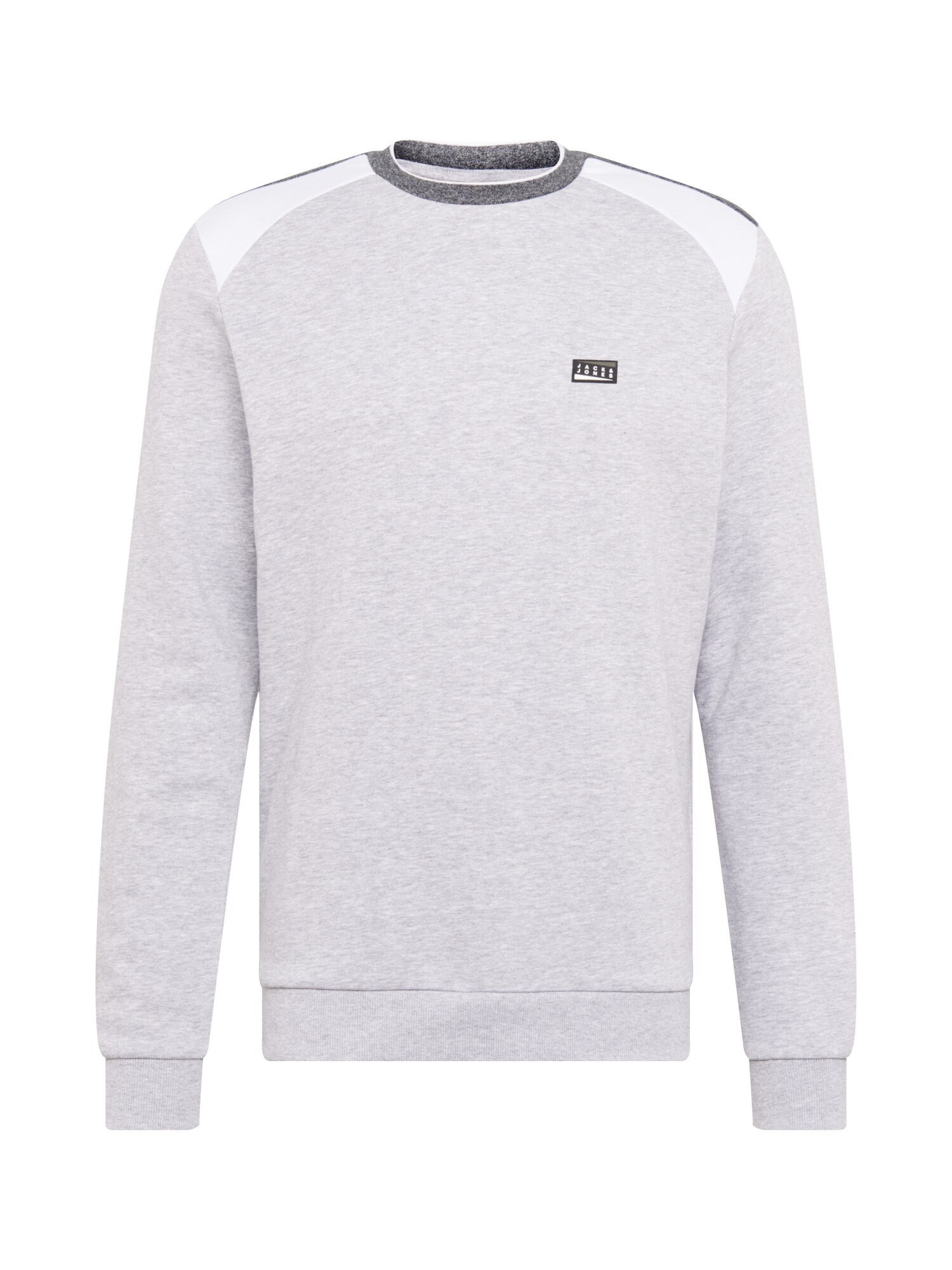 JACK & JONES Megztinis be užsegimo 'ALI'  balta / pilka
