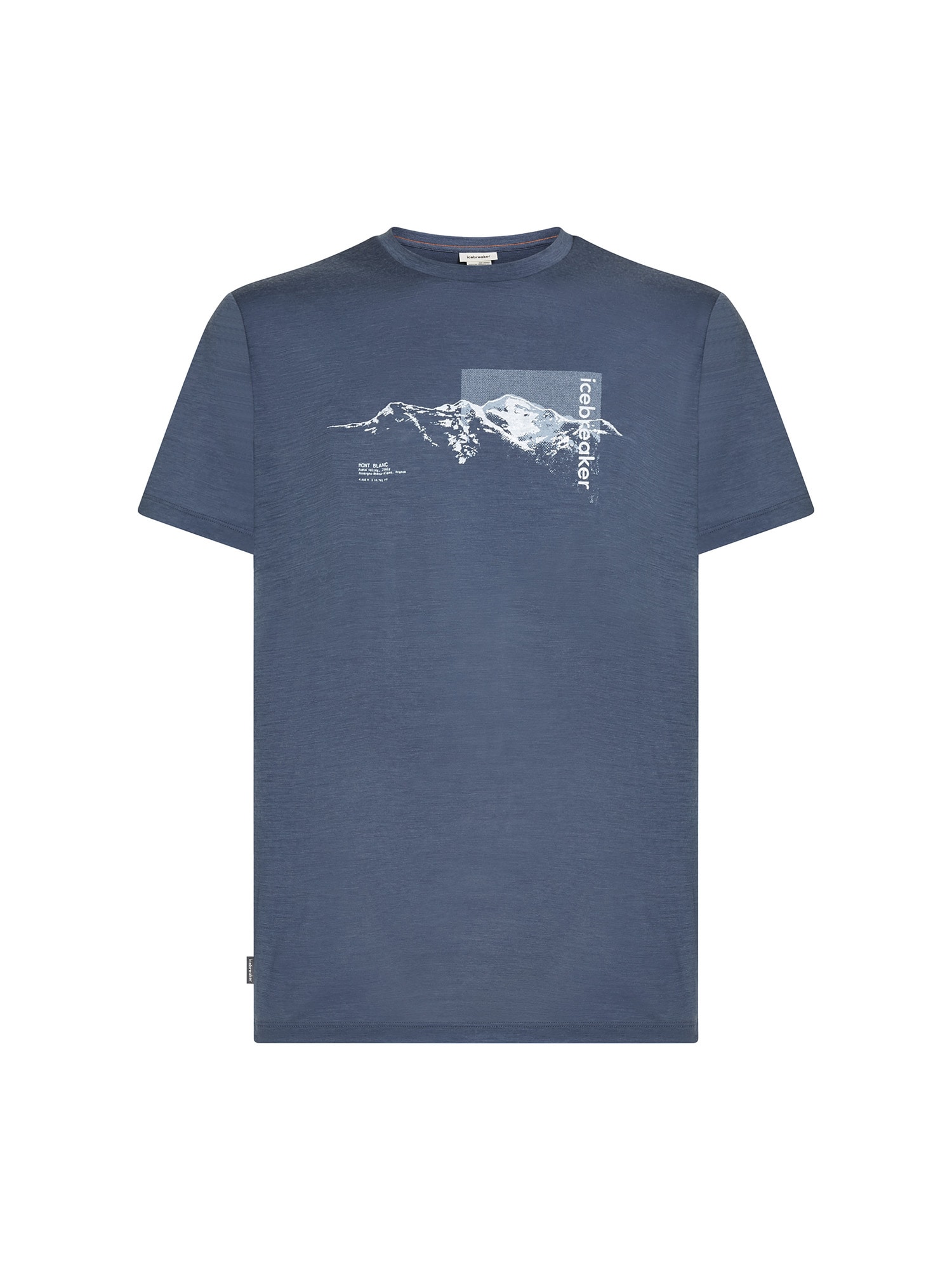 ICEBREAKER Camiseta funcional 'Pure Altitude' azul moteado / blanco – imagen 1
