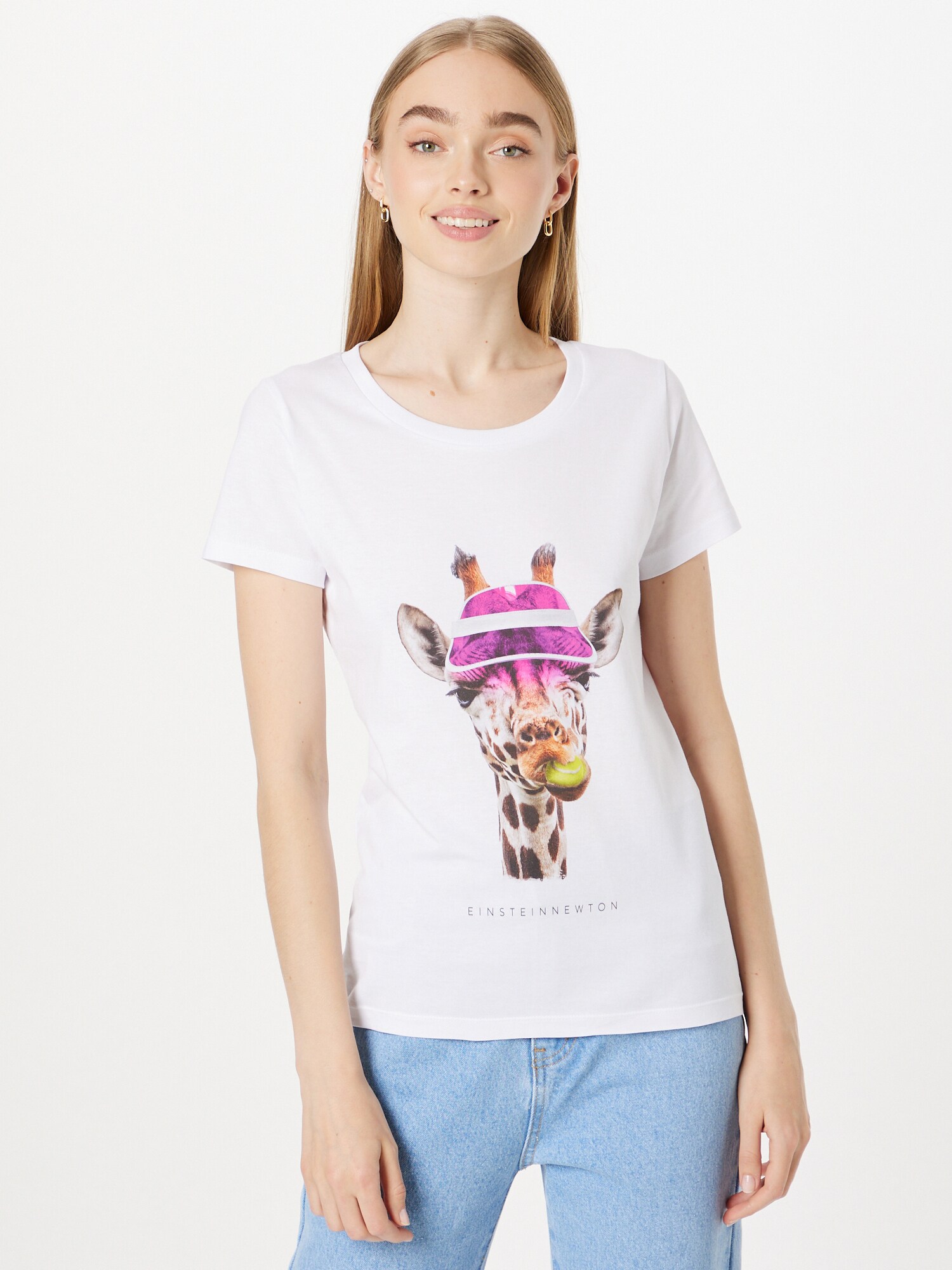 EINSTEIN & NEWTON Póló 'Tennis Giraffe'  vegyes színek / fehér termék 2. képe