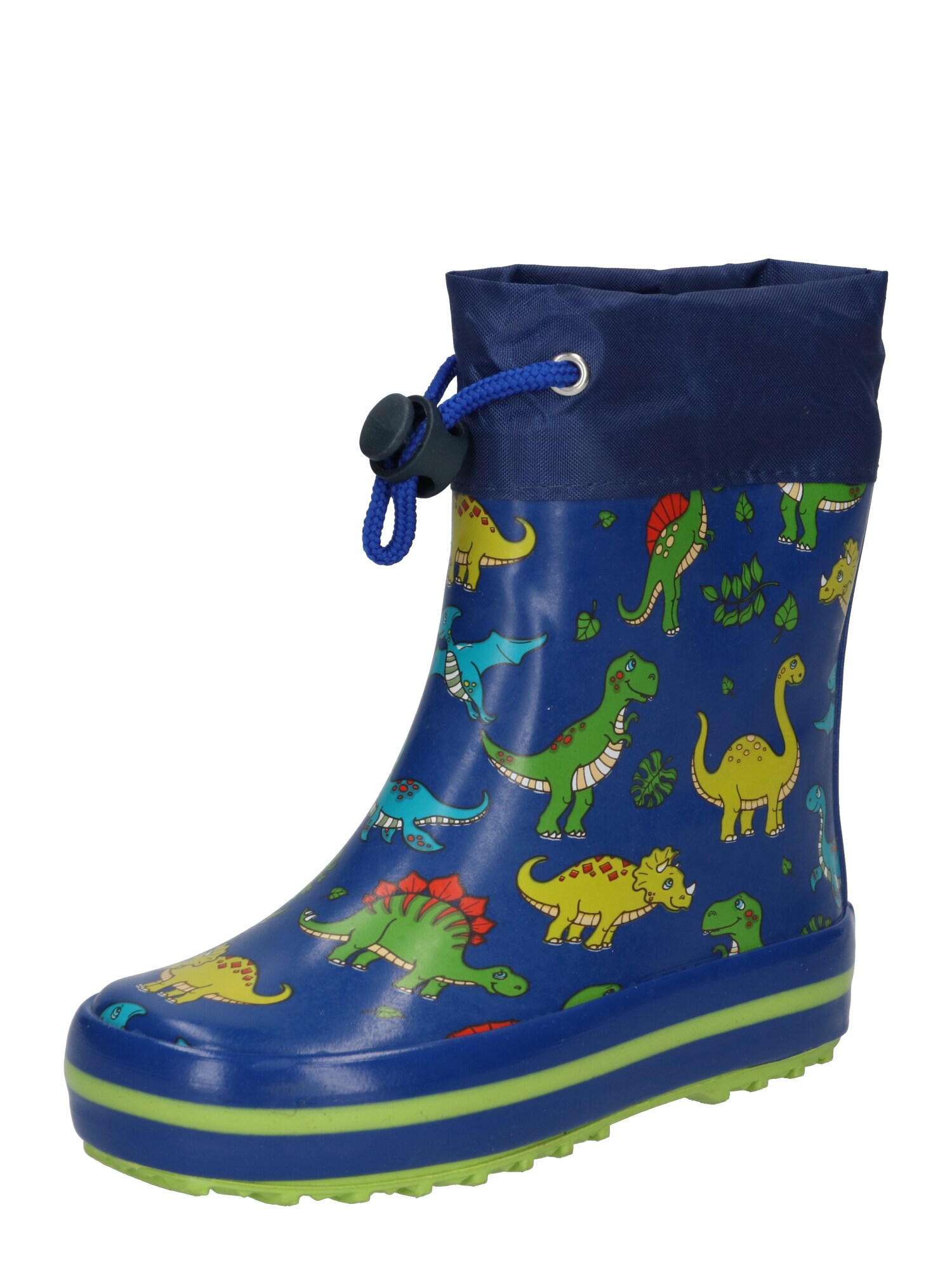 BECK Gumicsizmák 'Mini Dino'  kék / mustár / világoszöld / tűzpiros / fehér akciós termékkép 1