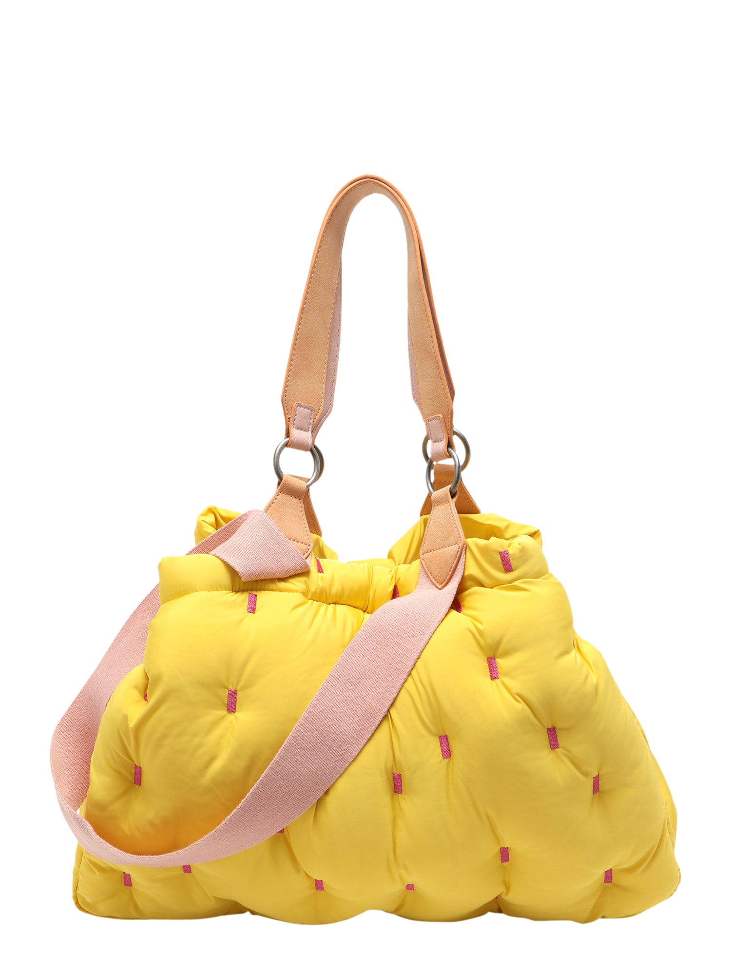 Fritzi aus Preußen Pirkinių krepšys 'Izzy' šviesiai ruda / geltona / rožinė / ryškiai rožinė spalva