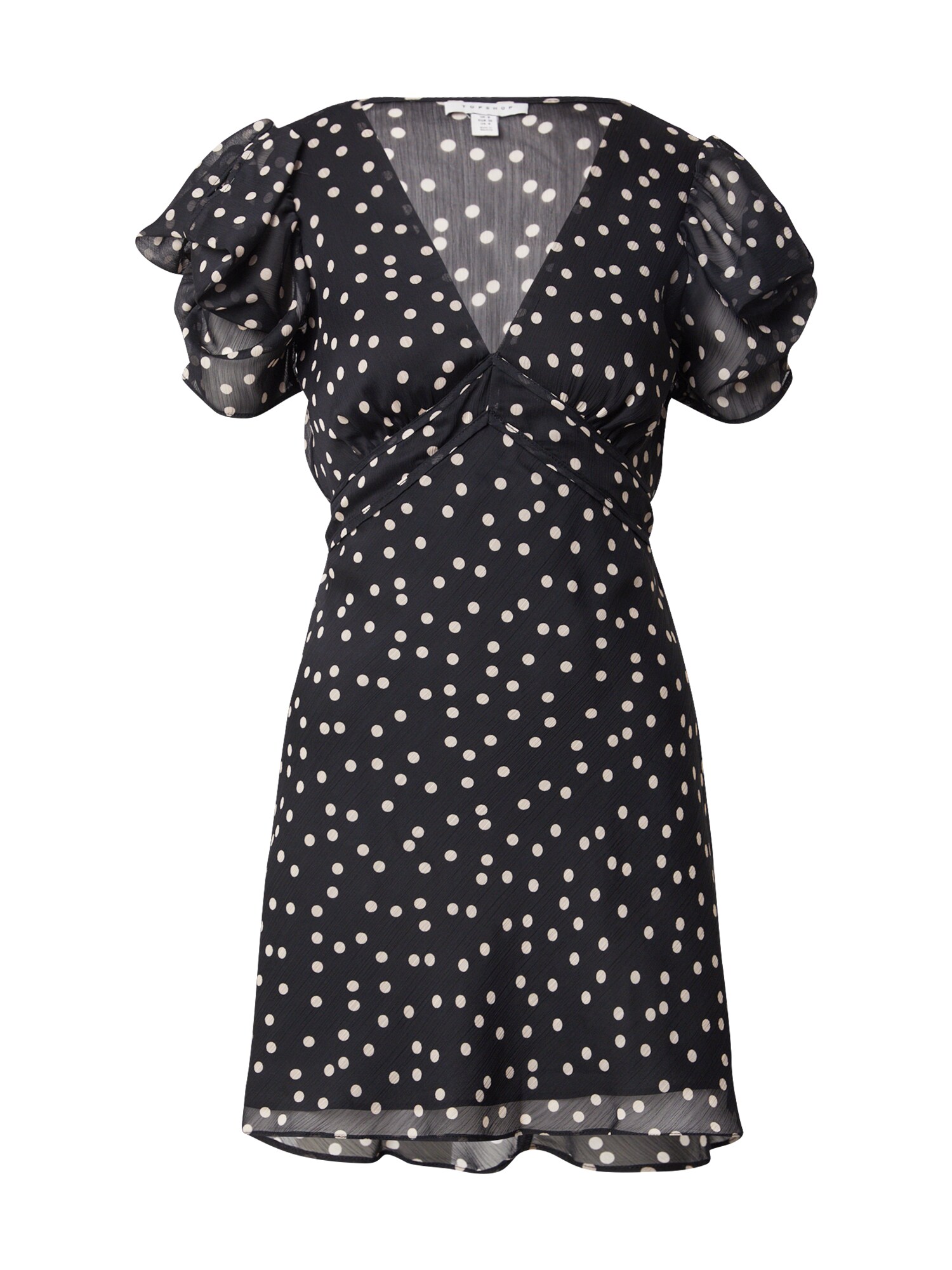 TOPSHOP Šaty čierna / biela