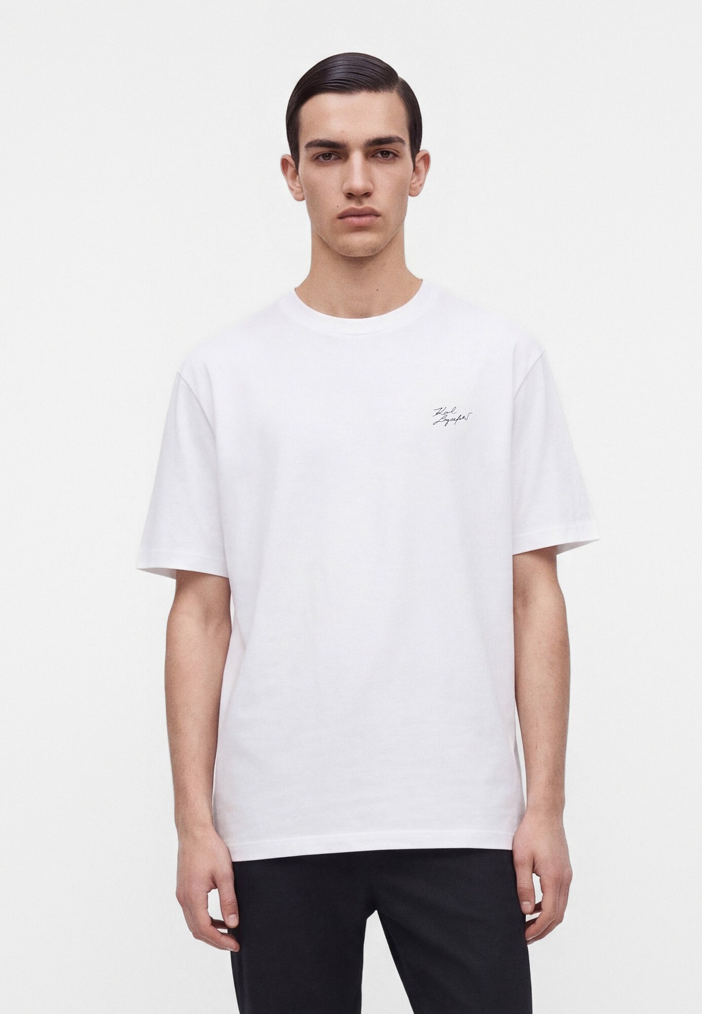 Karl Lagerfeld Camiseta  negro / blanco – imagen 69