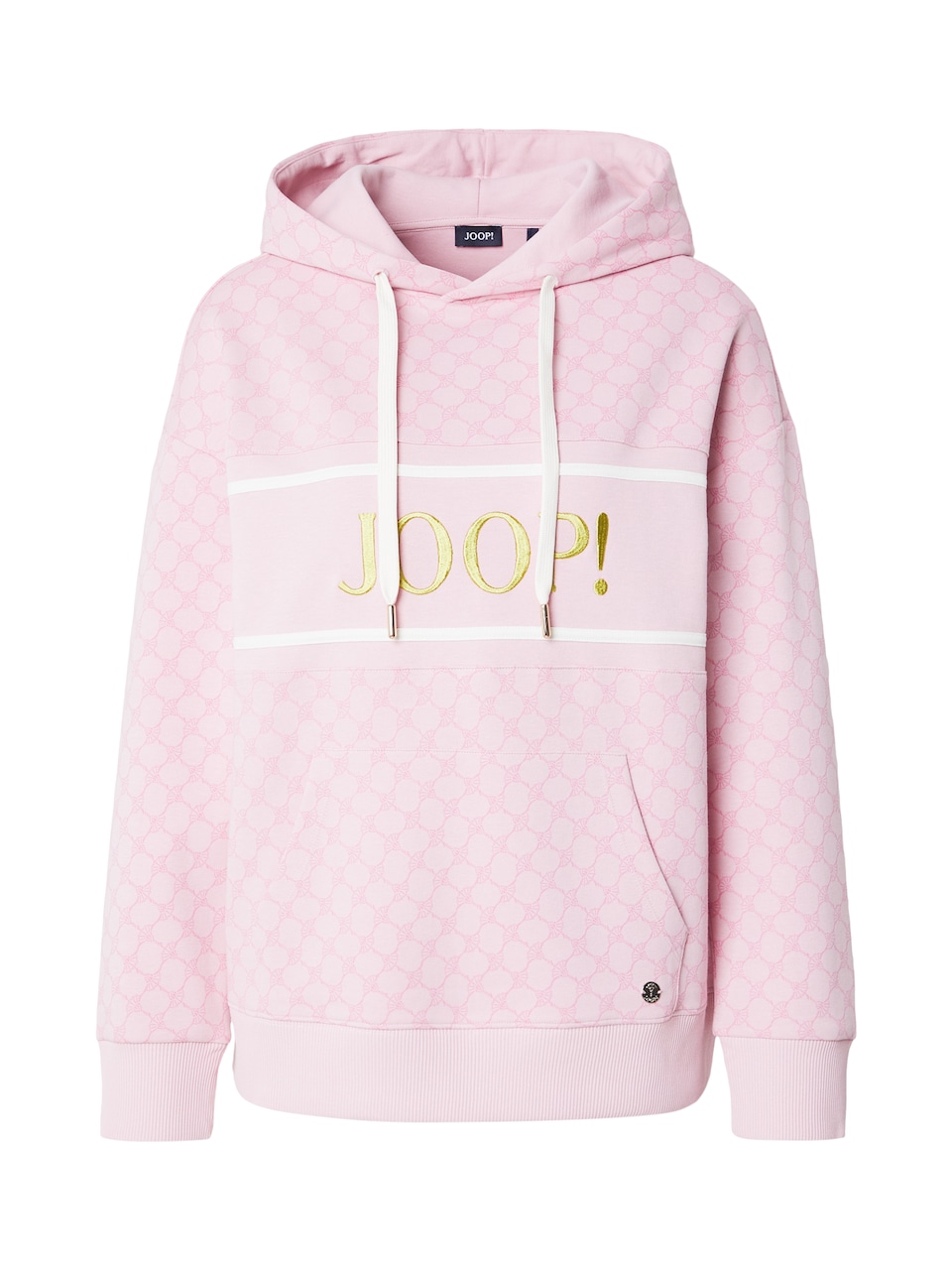 Sweatshirt guld / cyklamen / rosa