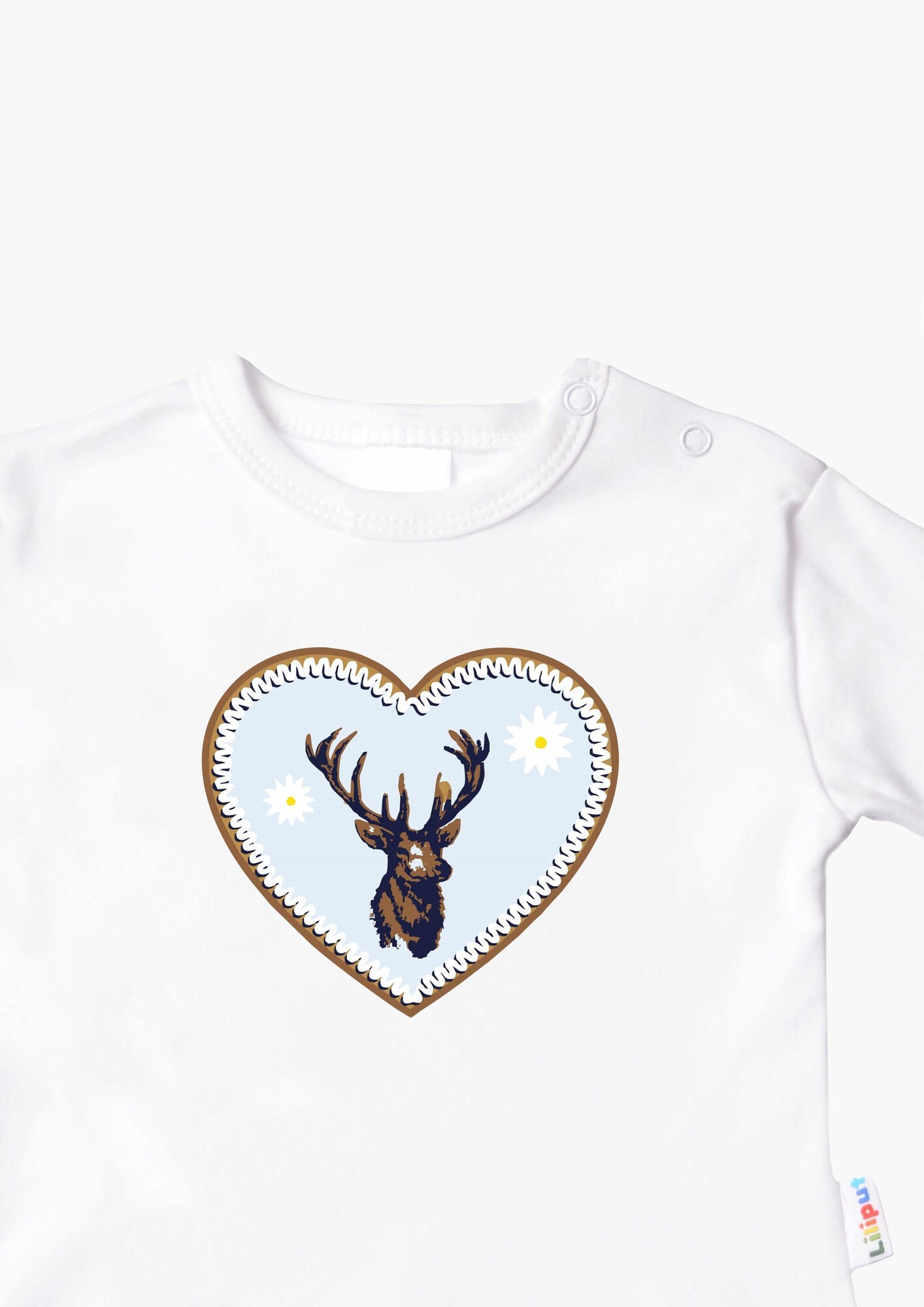Thumbnail - LILIPUT Niedliches Langarmshirt mit Hirsch-Print