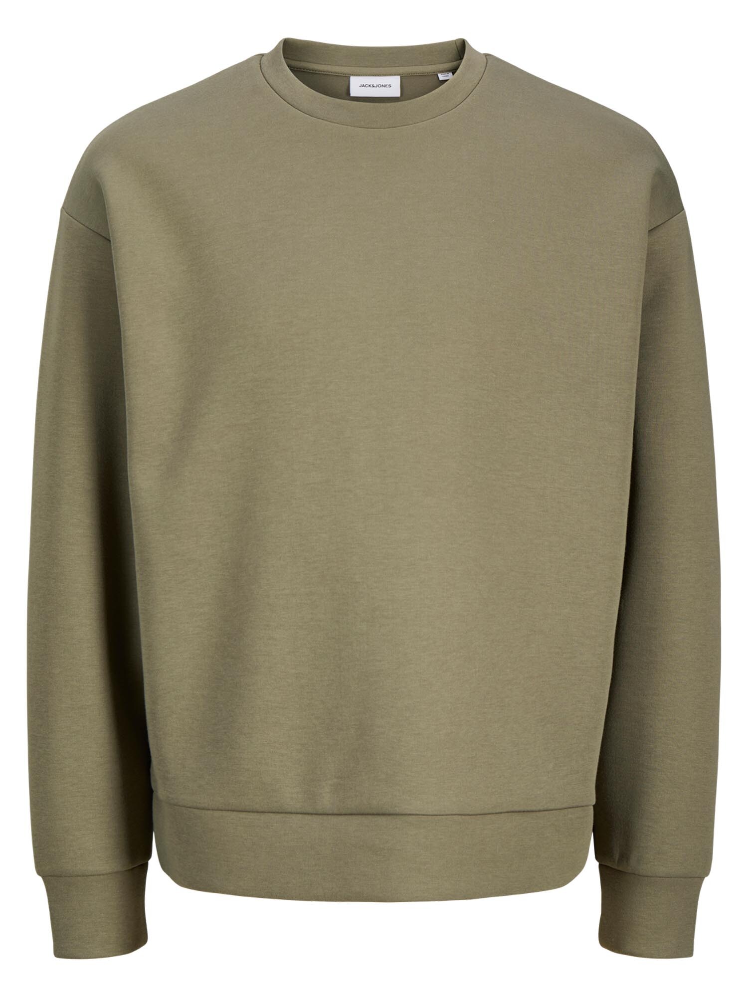JACK & JONES Bluză de molton JJEBarron oliv
