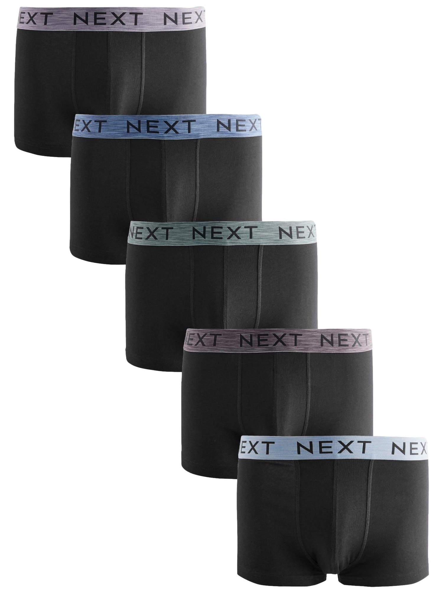 Next Boxeri  albastru / verde / lila / negru