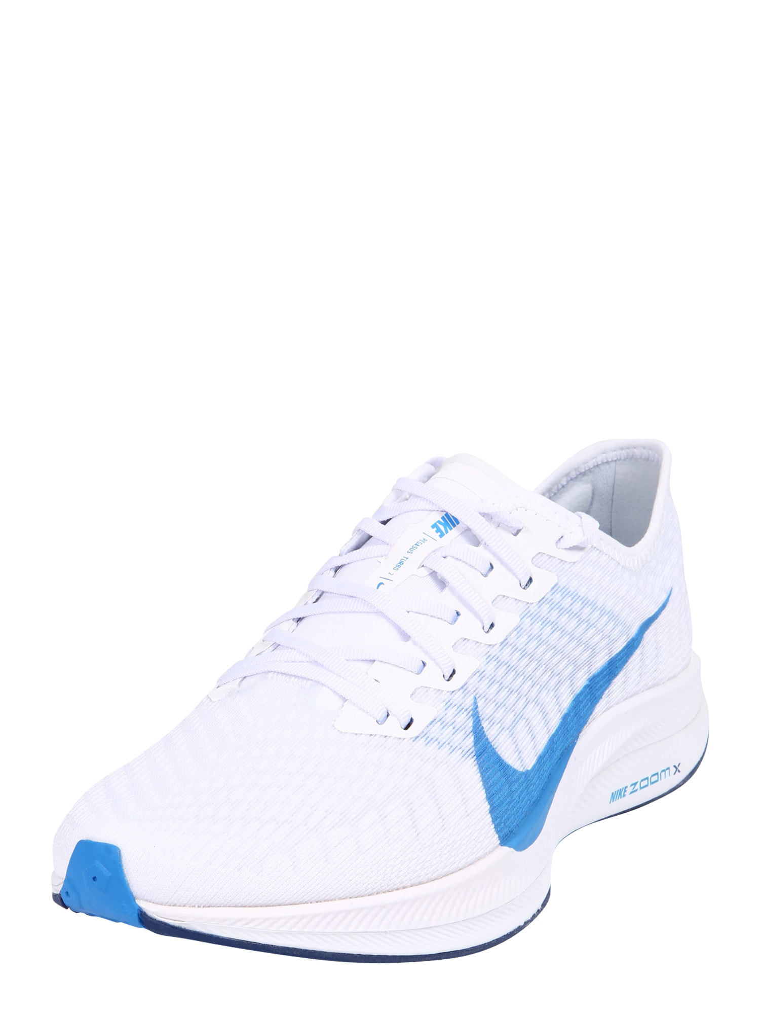 NIKE Sportiniai batai ' Zoom Pegasus Turbo 2'  pilka / balta / mėlyna