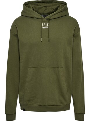 Hummel Sweatshirt Olijfgroen / Wit