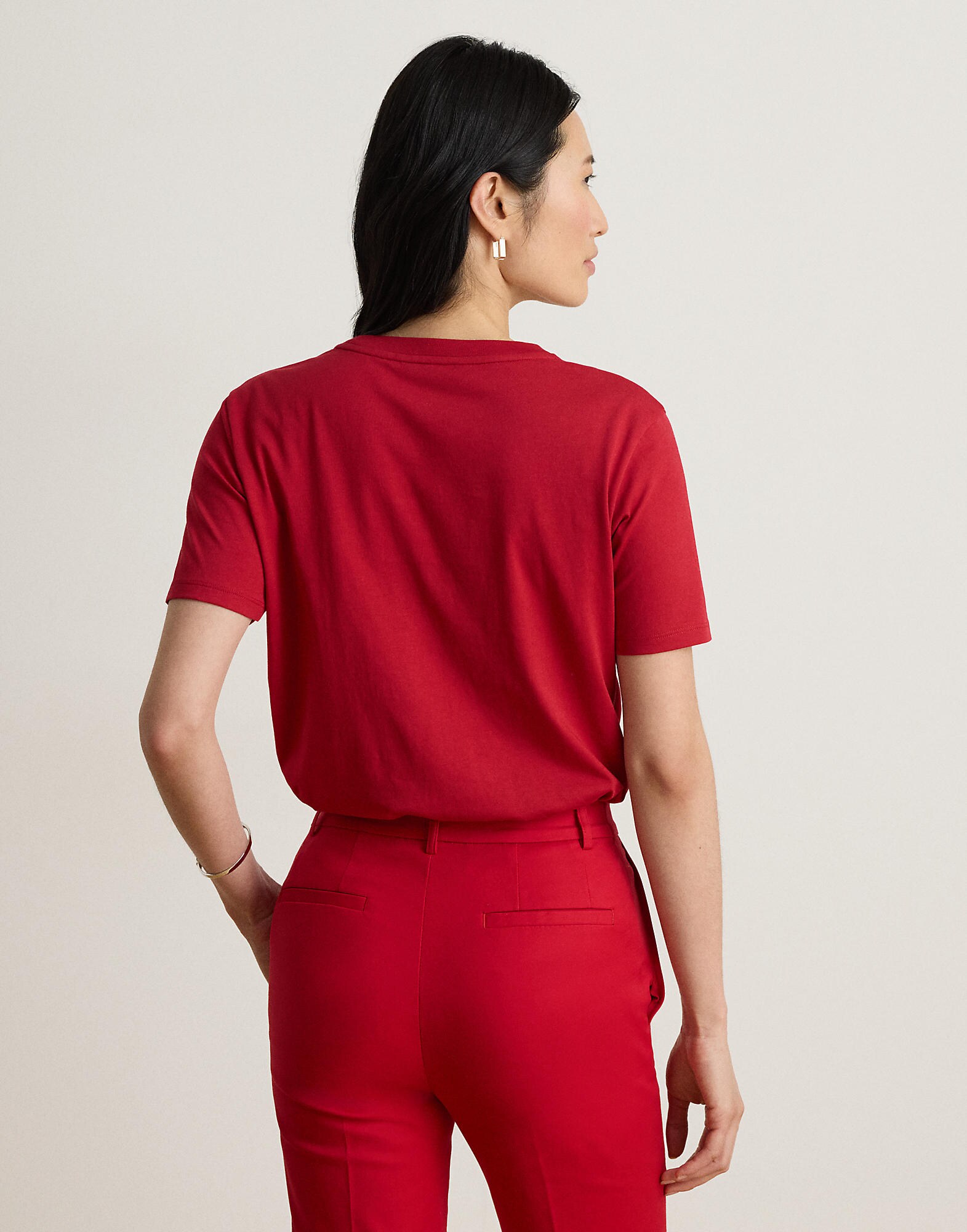 Lauren Ralph Lauren Camiseta rojo – imagen 3