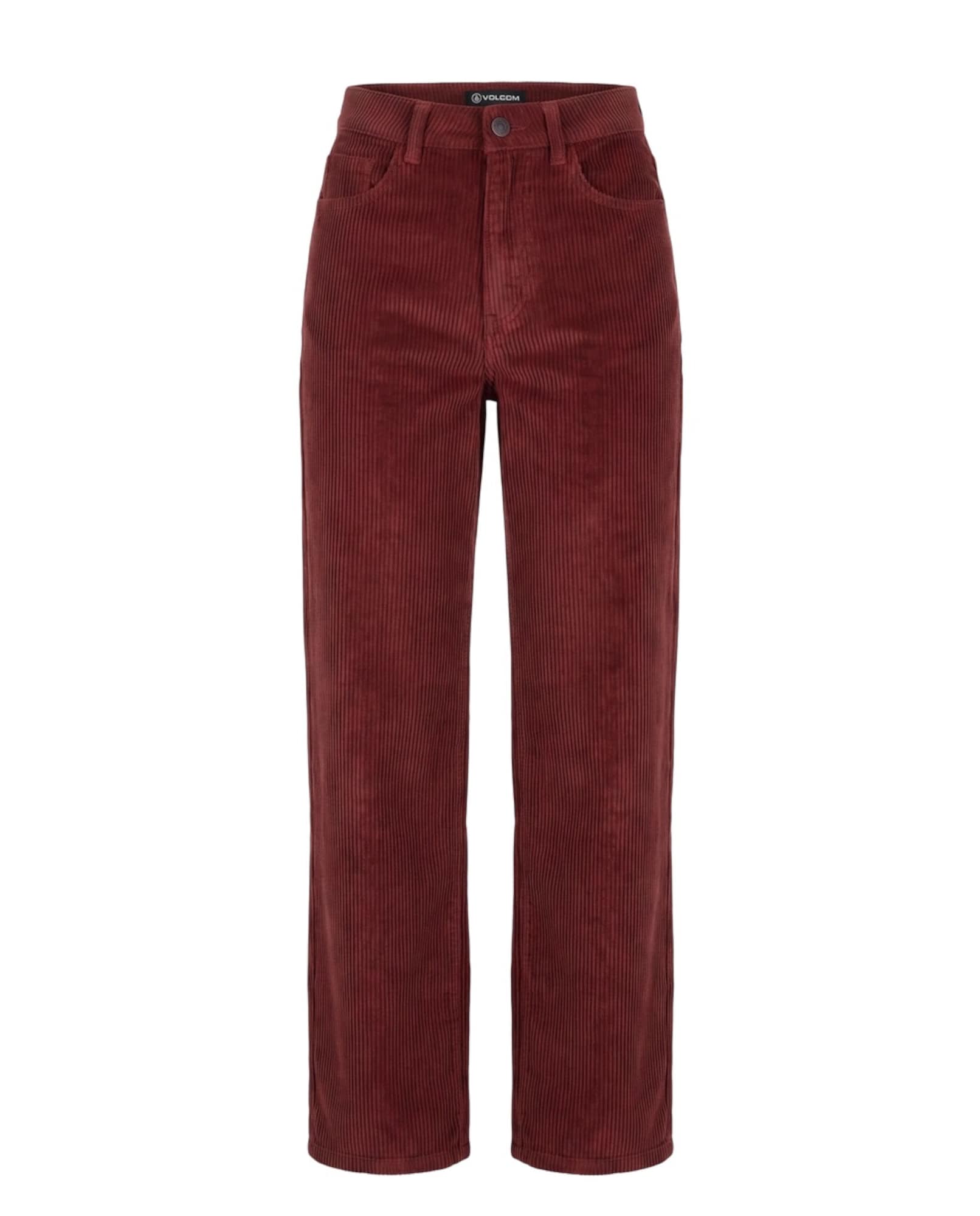 Volcom Pantaloni Weellow II roșu burgundy