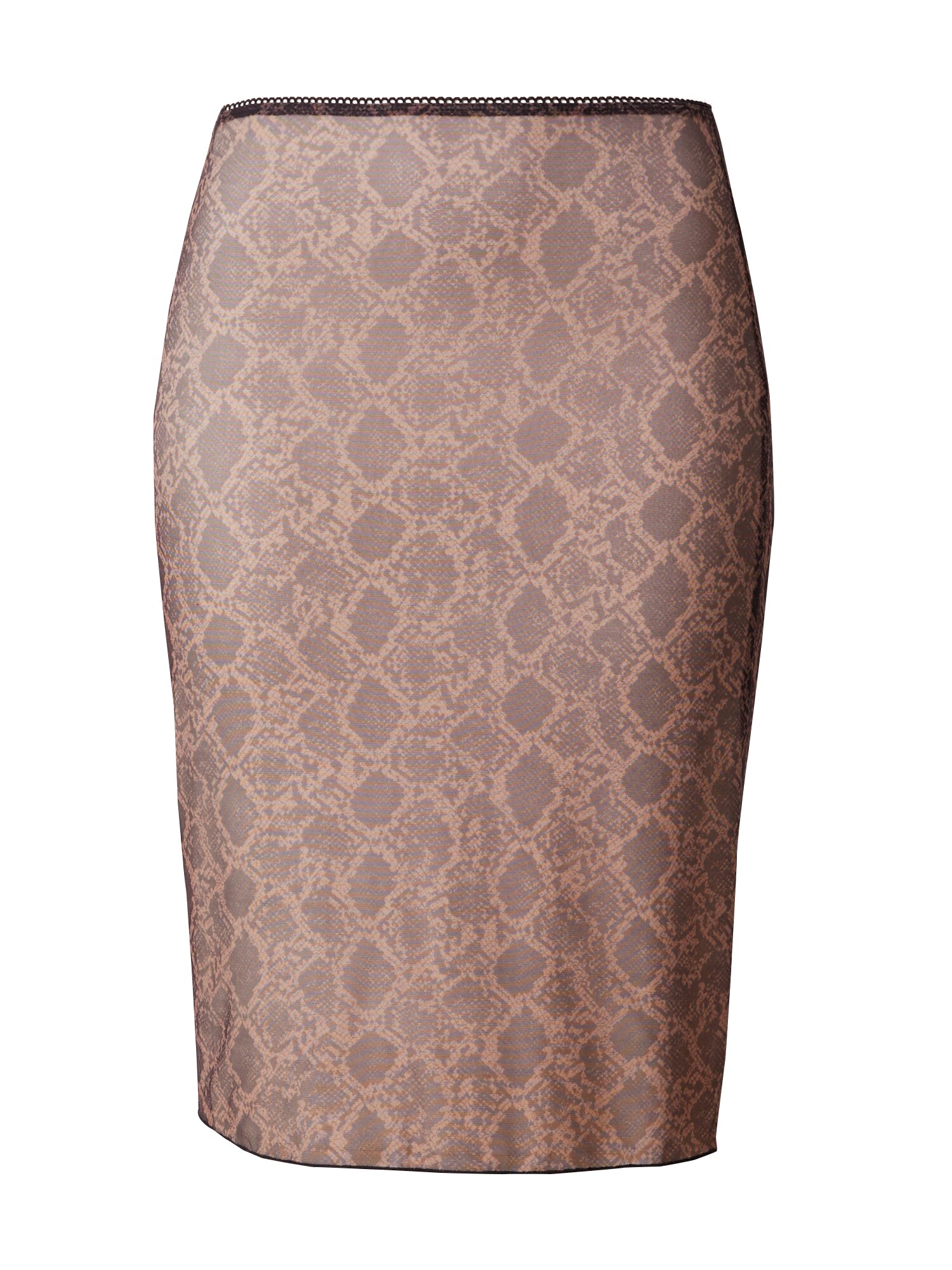 Monki Fustă  maro / maro mokka / negru