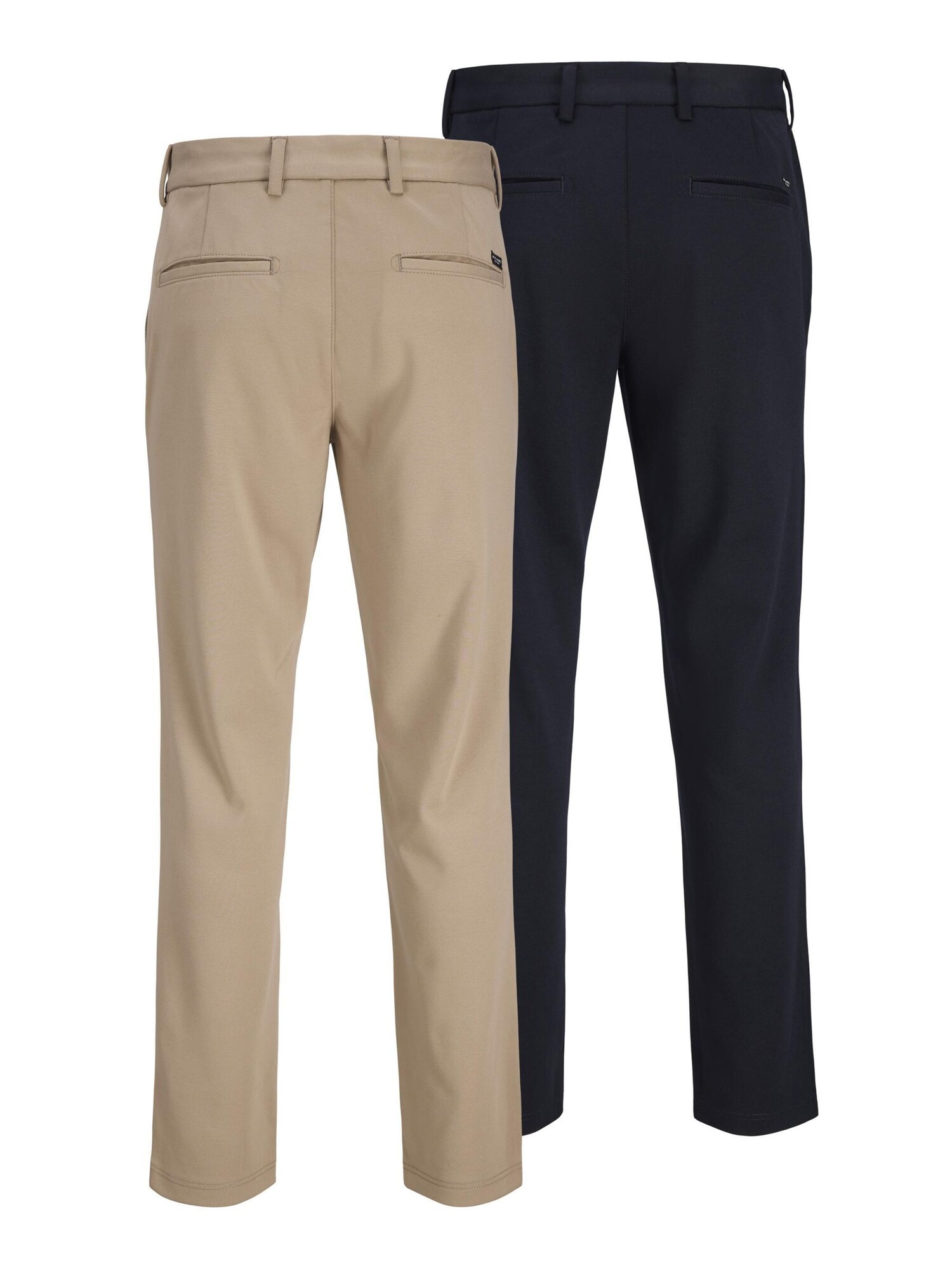 JACK & JONES Chino nadrág  bézs / tengerészkék termék 2. képe