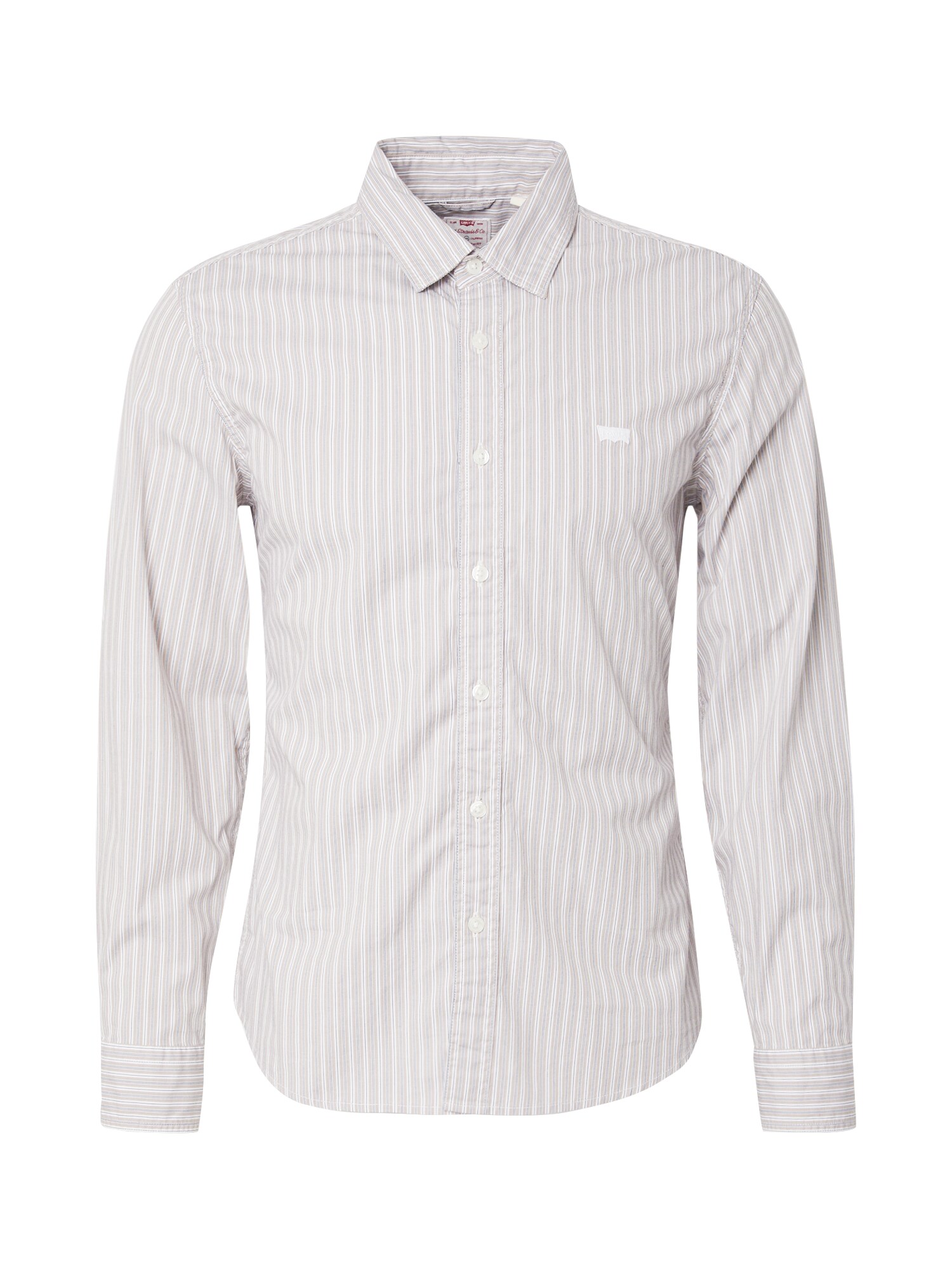 LEVIS ® Cămașă Battery Housemark Slim Fit Shirt  bej închis / albastru marin / alb