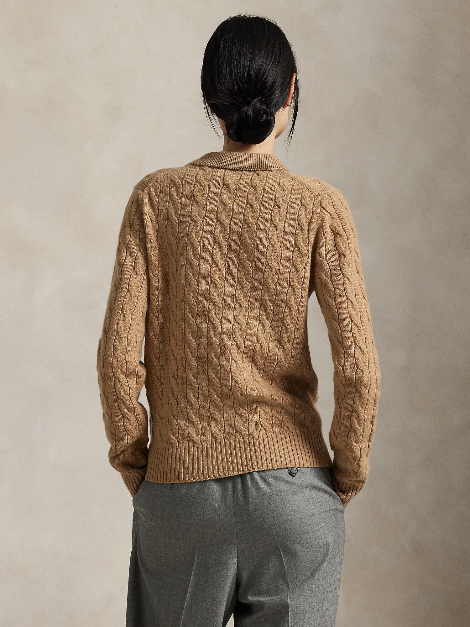 Polo Ralph Lauren Jersey  beige moteado – imagen 4
