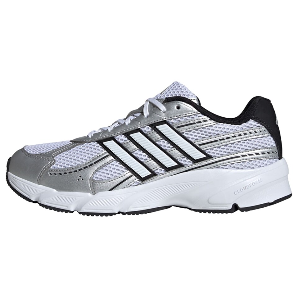 Låg sneaker 'Technochaos 2000' silvergrå / svart