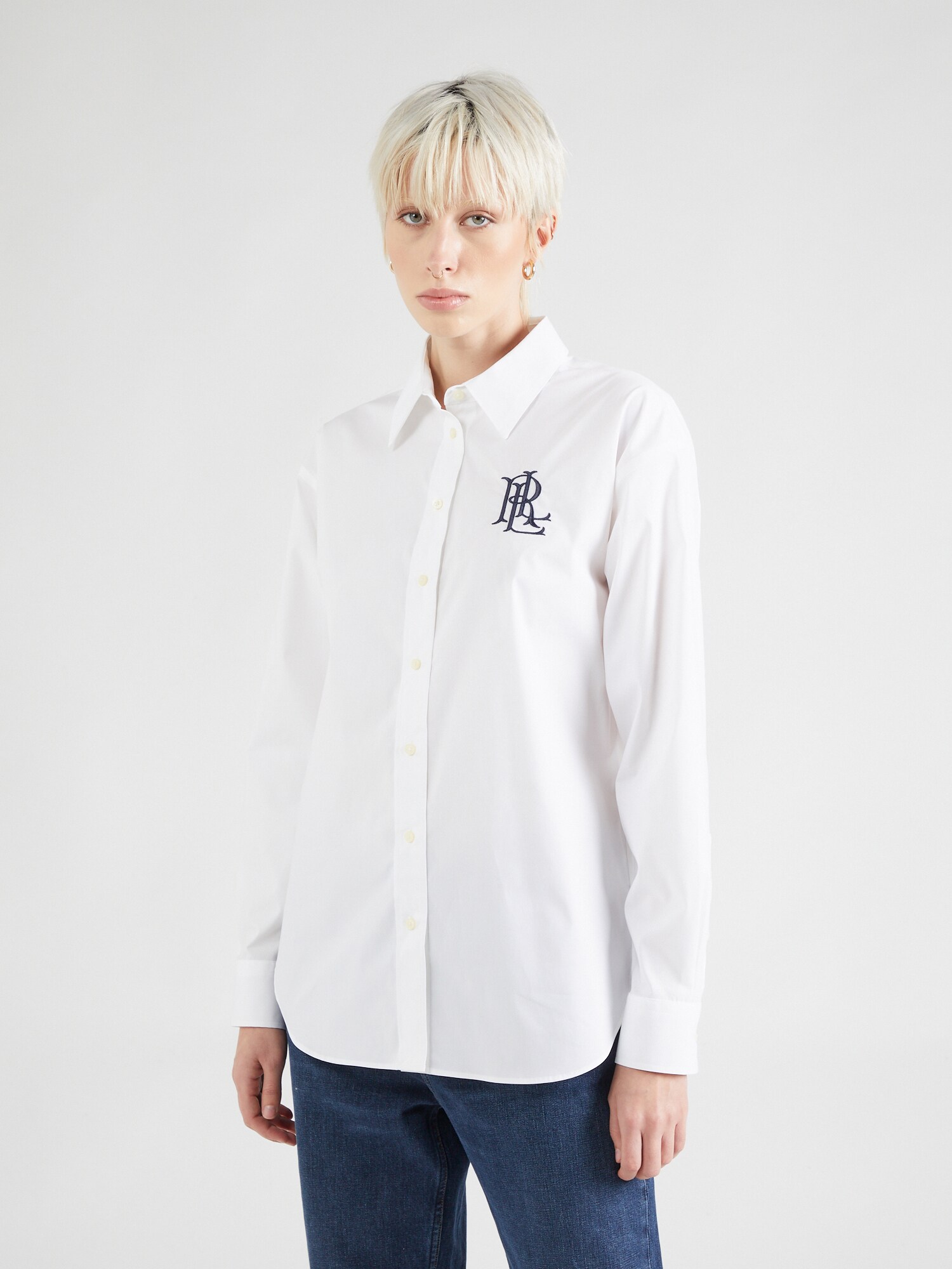 Lauren Ralph Lauren Blúz '50S'  tengerészkék / fehér termék 2. képe