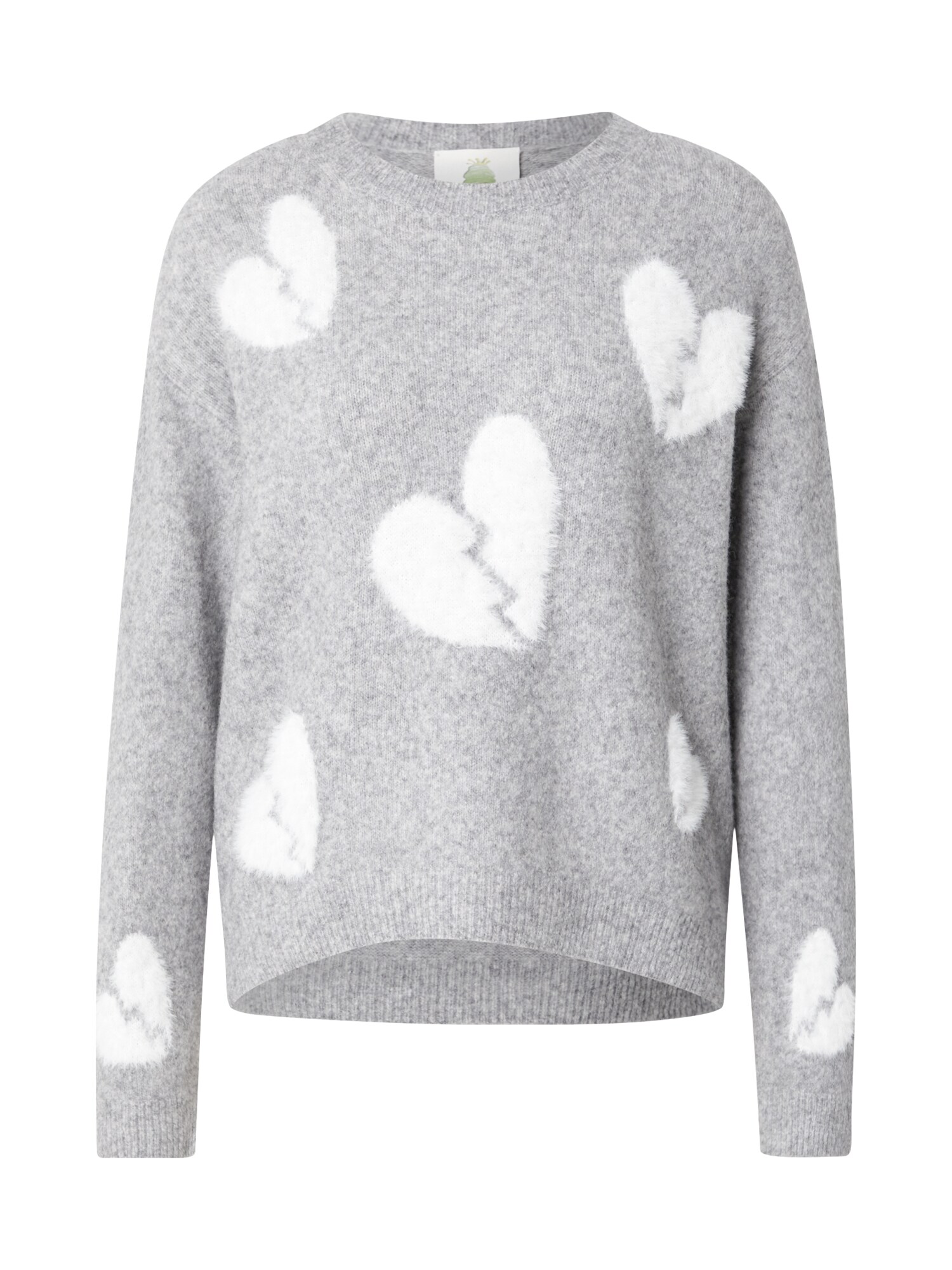 PRINCESS GOES HOLLYWOOD Pulover  gri amestecat / alb