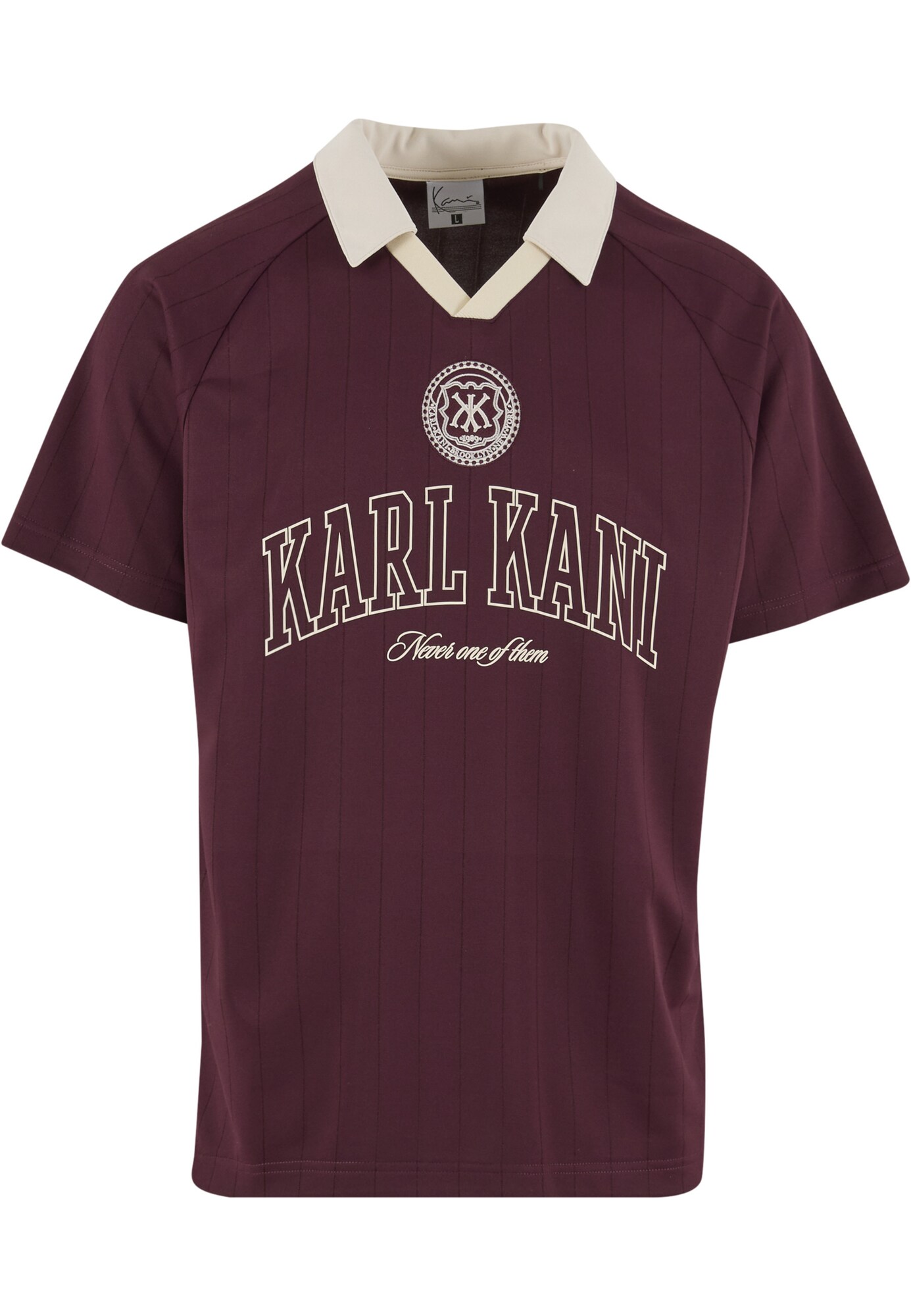 Karl Kani Tricou 'Heritage'  bej deschis / roșu vin / roşu închis