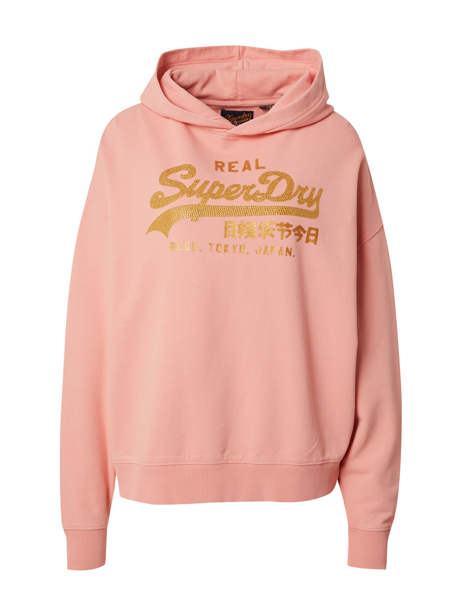 Superdry Tréning póló 'Rhinestone'  arany / őszibarack akciós termékkép 1