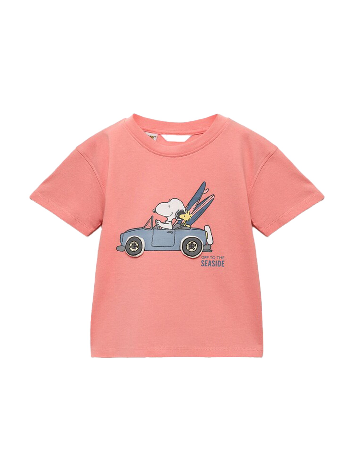 MANGO KIDS Póló 'SNCAR'  kék / tengerészkék / lazac / fehér akciós termékkép 1