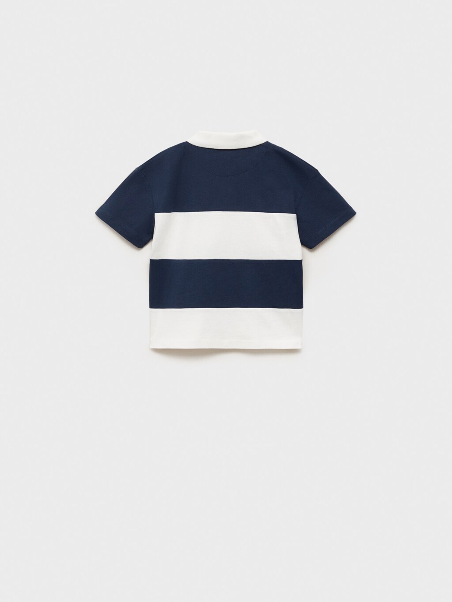 MANGO KIDS Póló 'PETERB'  tengerészkék / fehér termék 2. képe