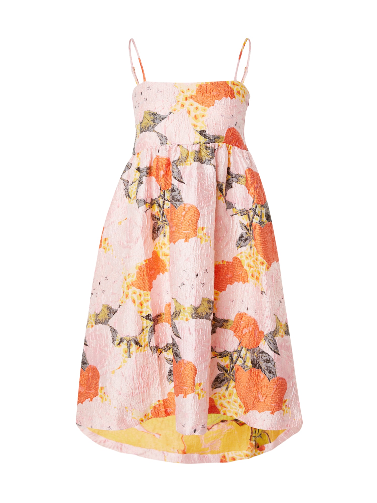 rosemunde Letné šaty  sivá / oranžová / ružová / čierna