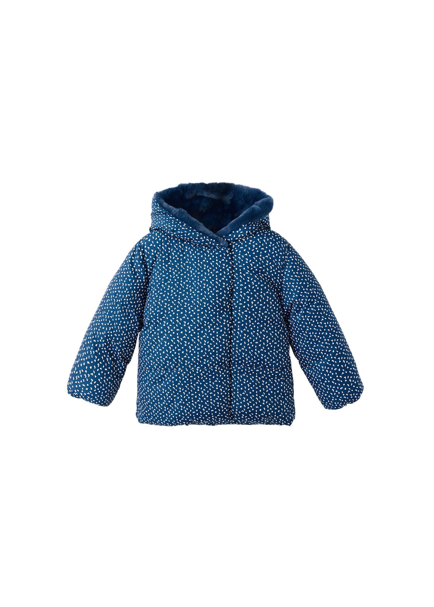 MANGO KIDS Geacă de primăvară-toamnă KORA albastru