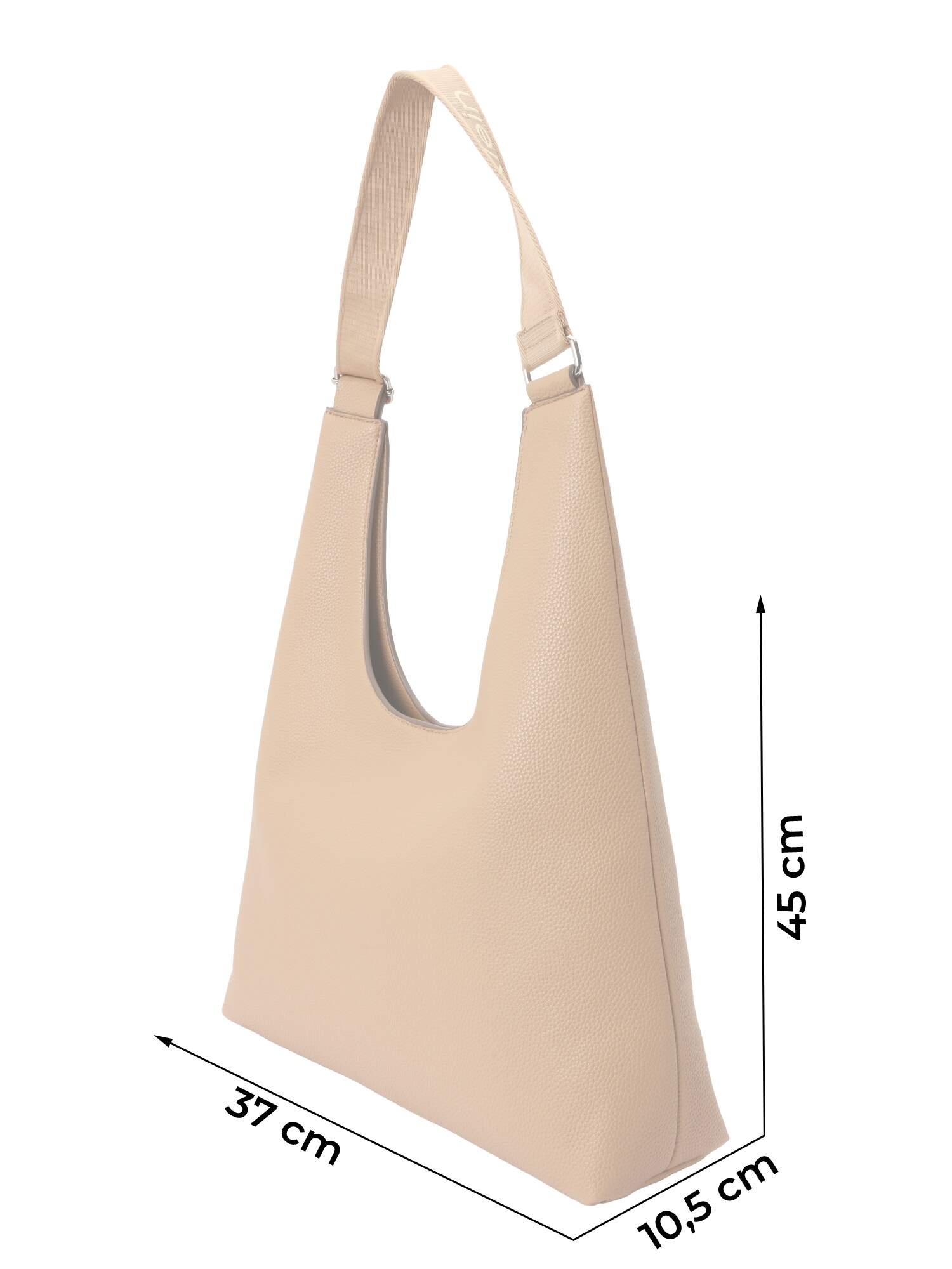Calvin Klein Bolso de hombro 'Logo Strap Shoulder'  marrón claro – imagen 3