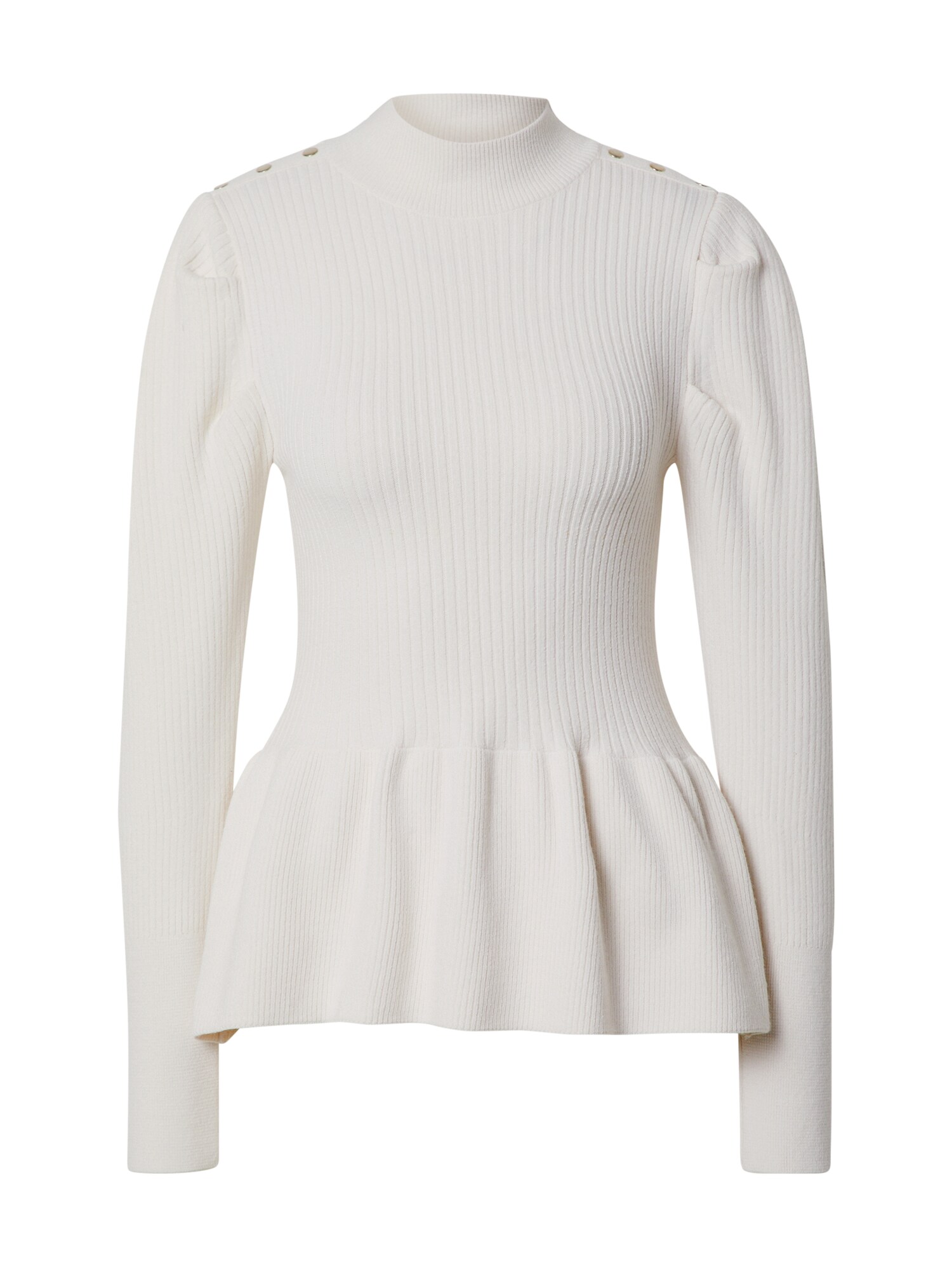 River Island Marškinėliai 'PEPLUM'  kremo