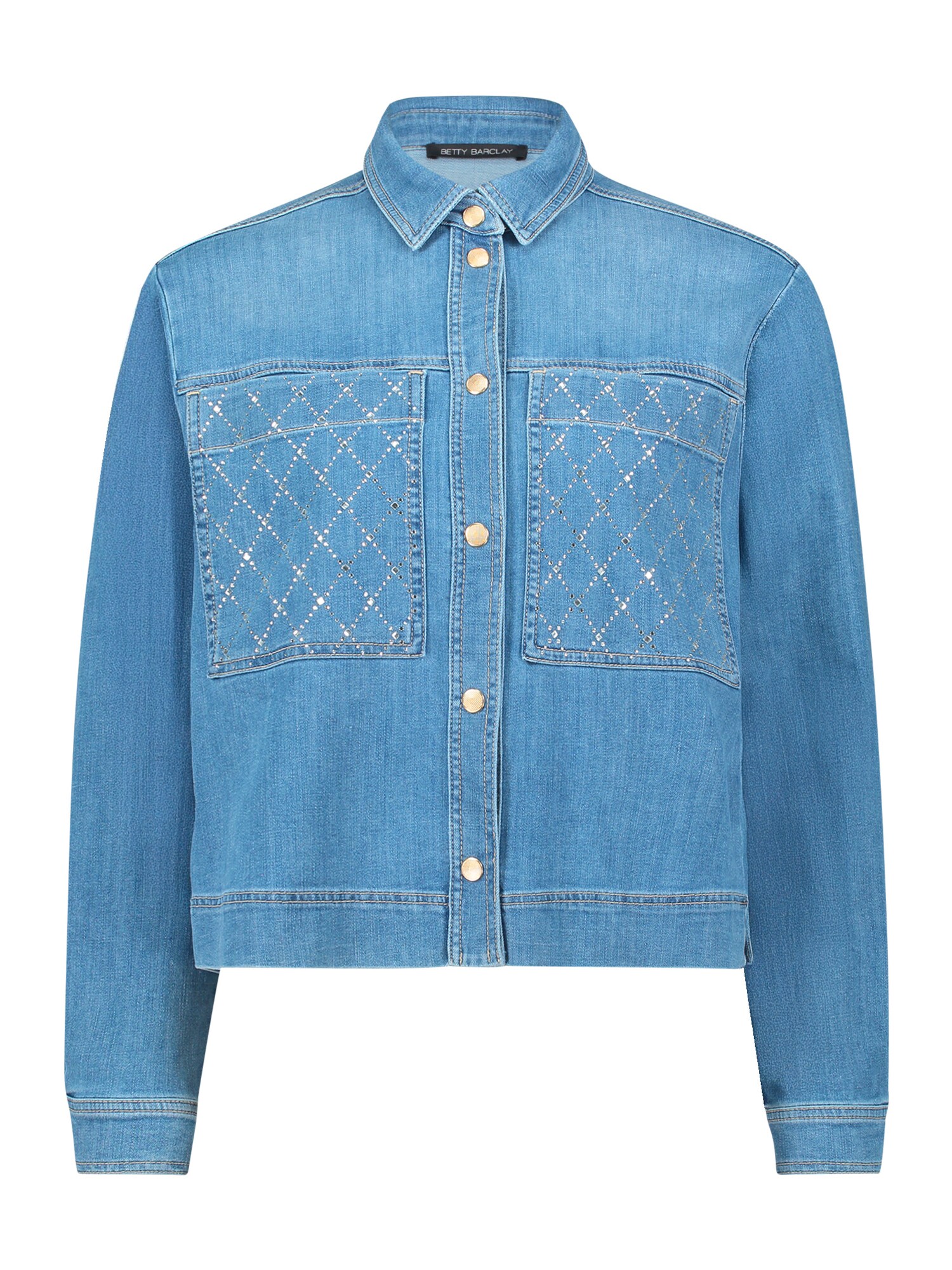 Betty Barclay Blouse Blauw Denim